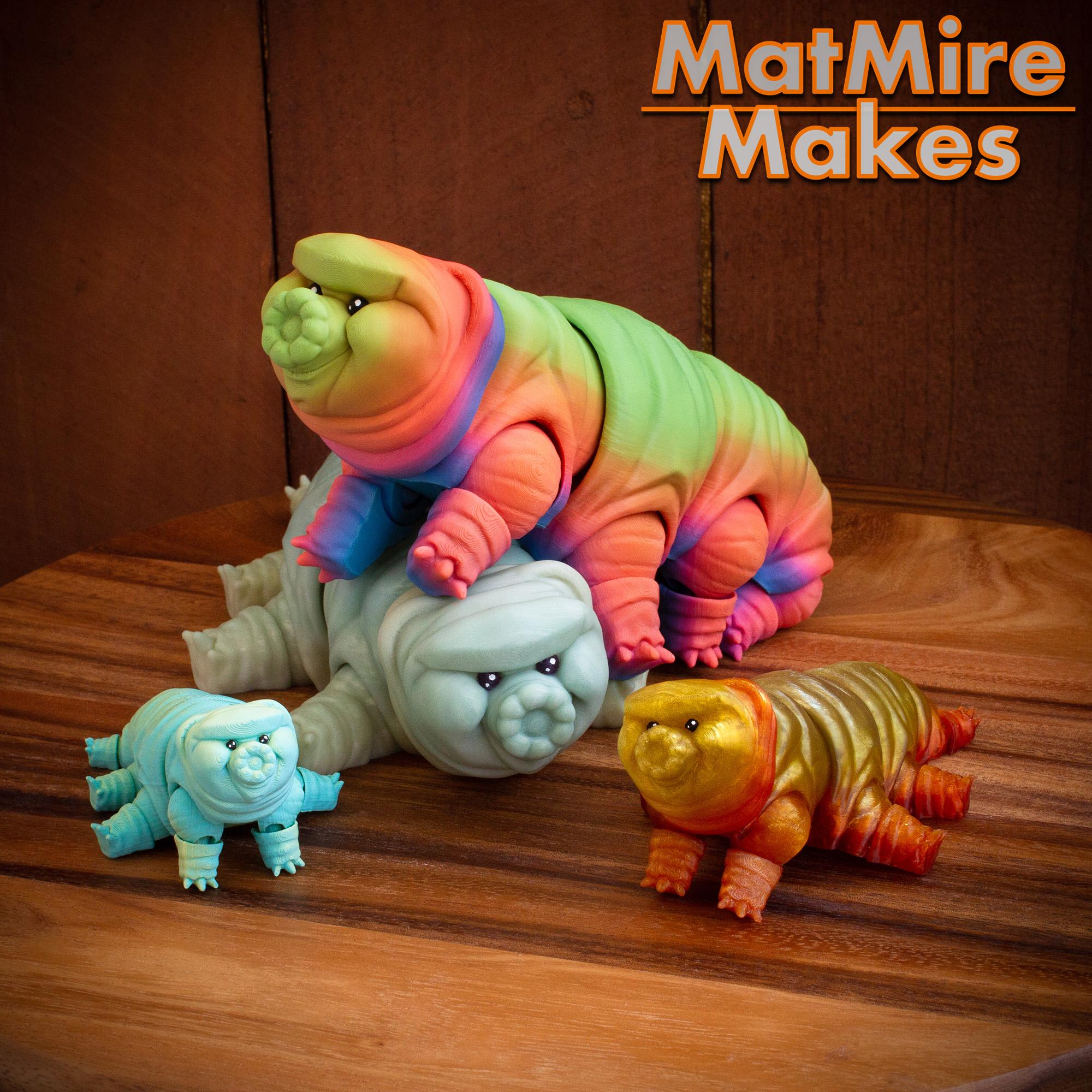 Tardigrade (Water Bear) - Articulated Figure 3d model