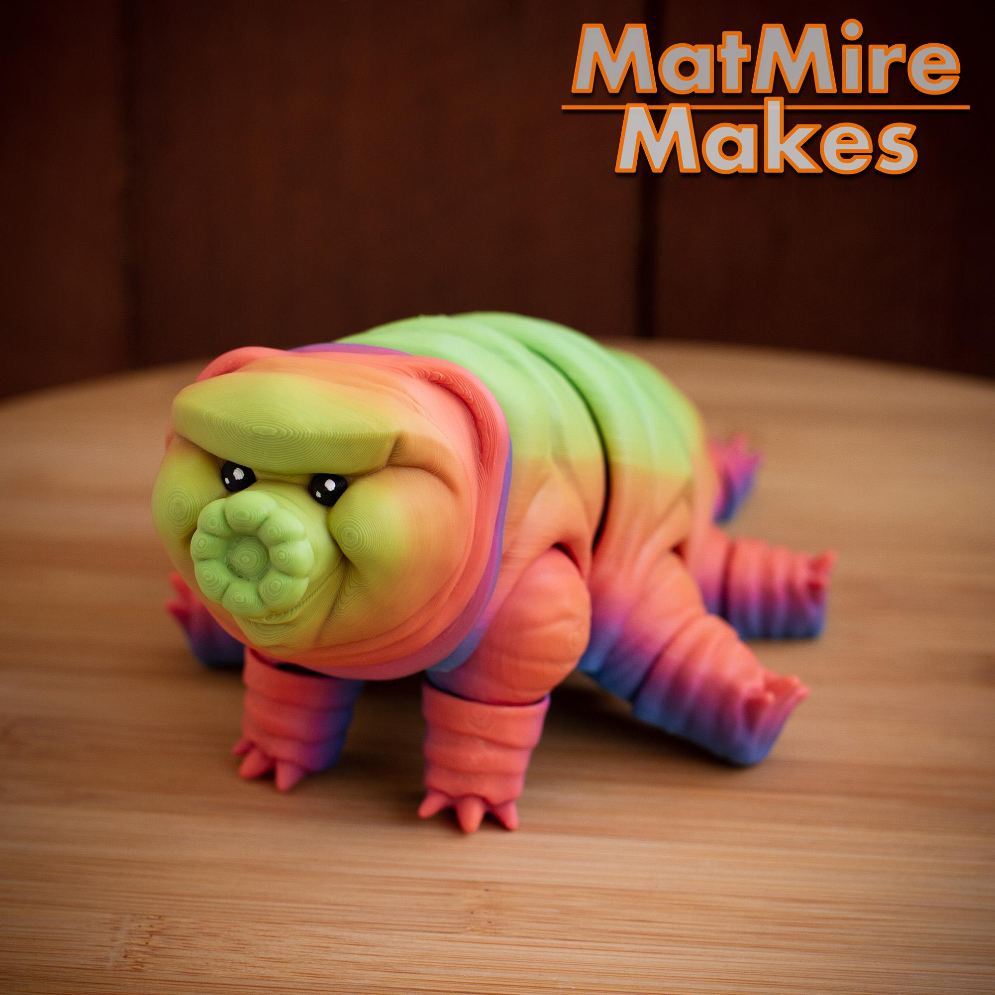 Tardigrade (Water Bear) - Articulated Figure 3d model