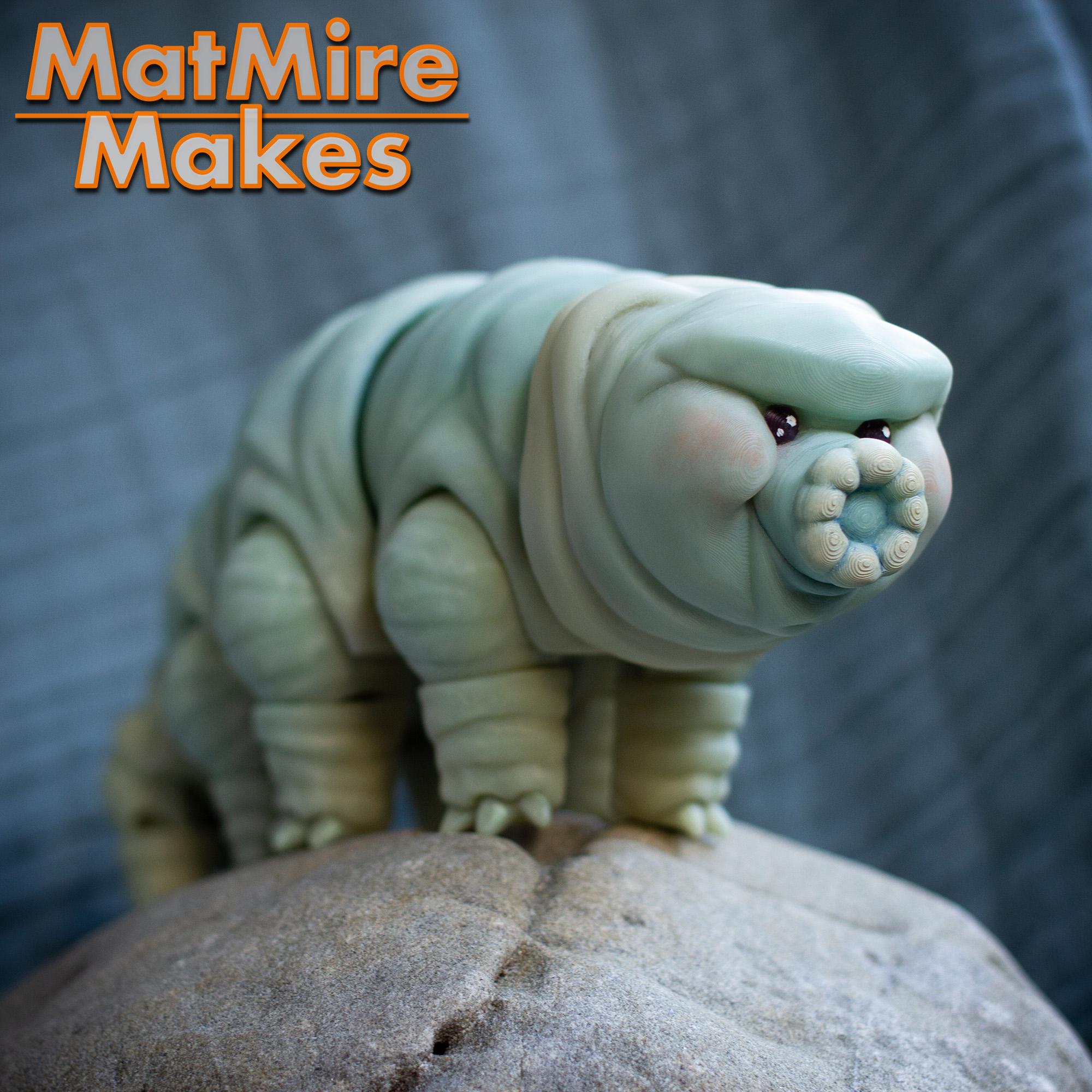 Tardigrade (Water Bear) - Articulated Figure 3d model