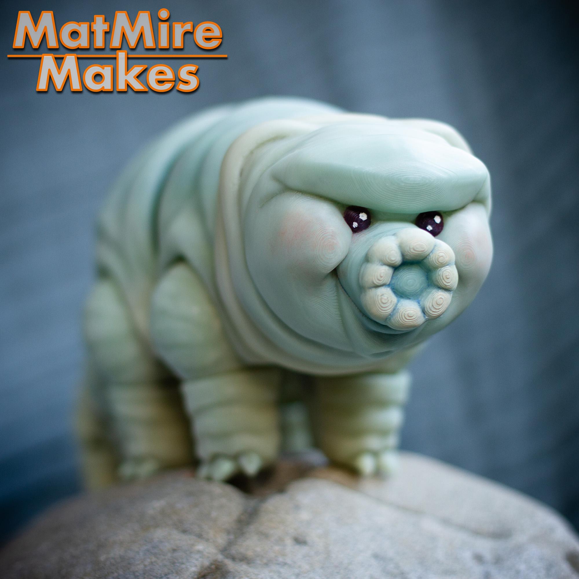 Tardigrade (Water Bear) - Articulated Figure 3d model