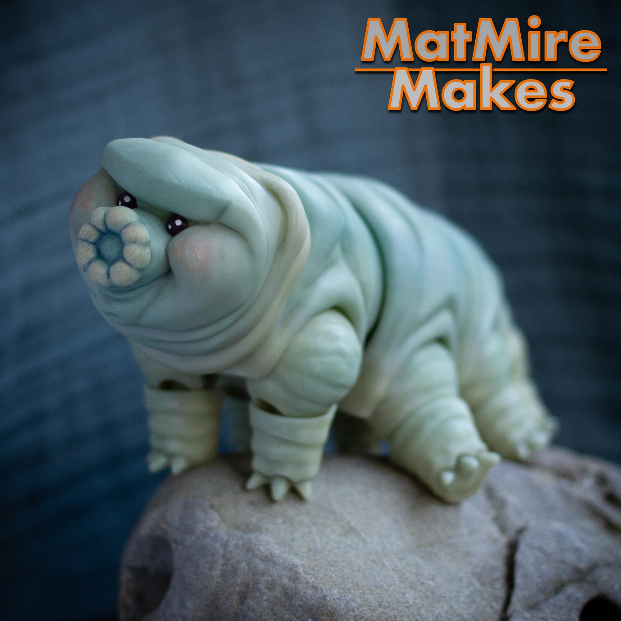 Tardigrade (Water Bear) - Articulated Figure 3d model