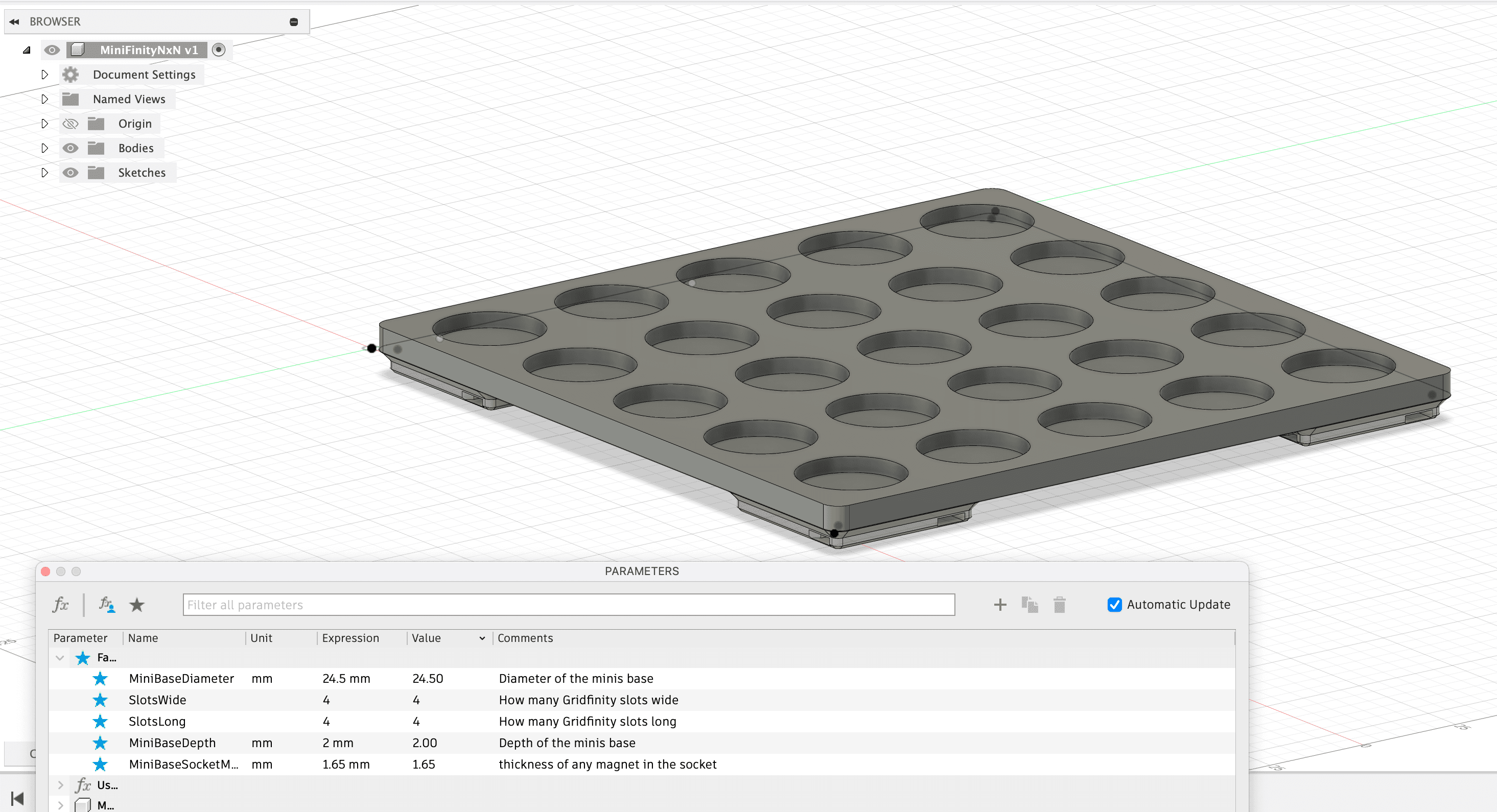 FigFinity - Gridfinity Miniatures Storage 3d model