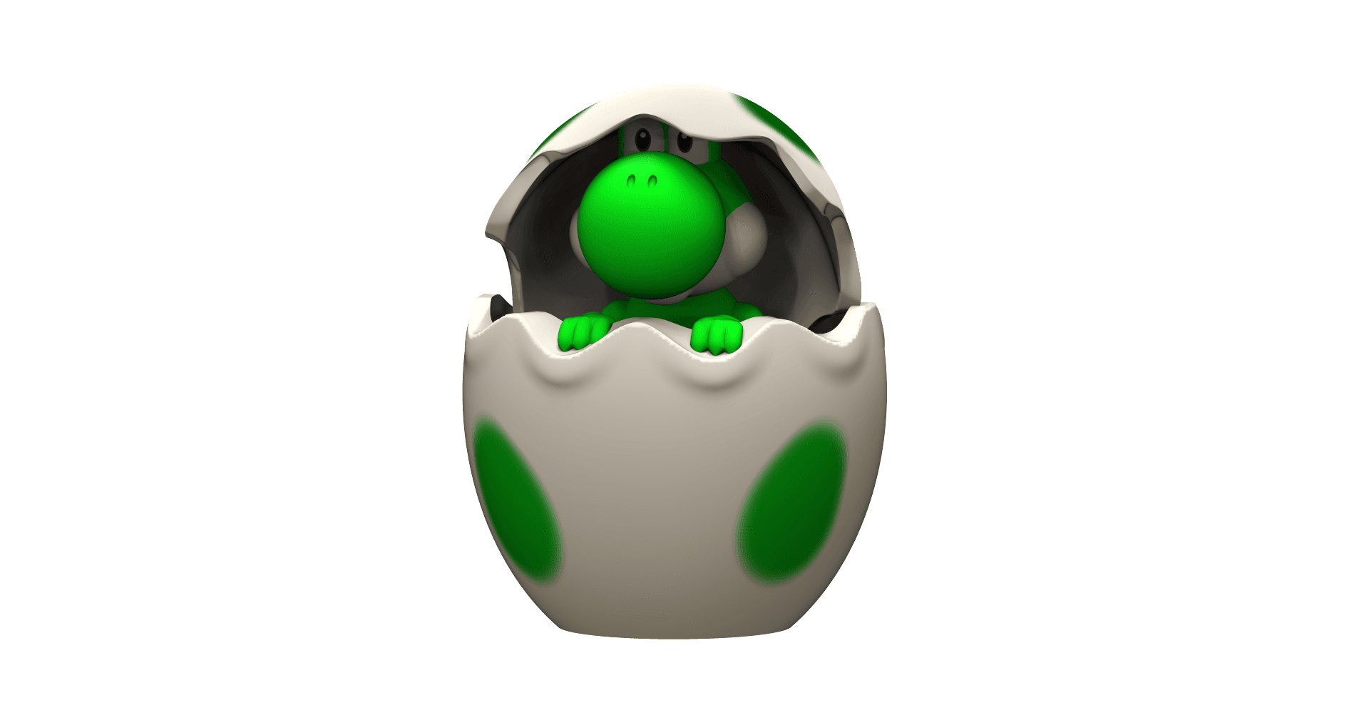 Yoshi Easter Egg 3d model