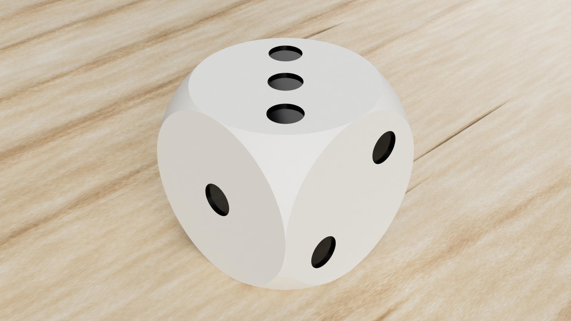 Round Edge Dice v1.stl 3d model