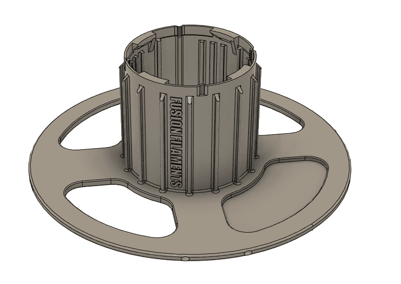 Fusion Filaments Refill for Cardboard Core 3d model