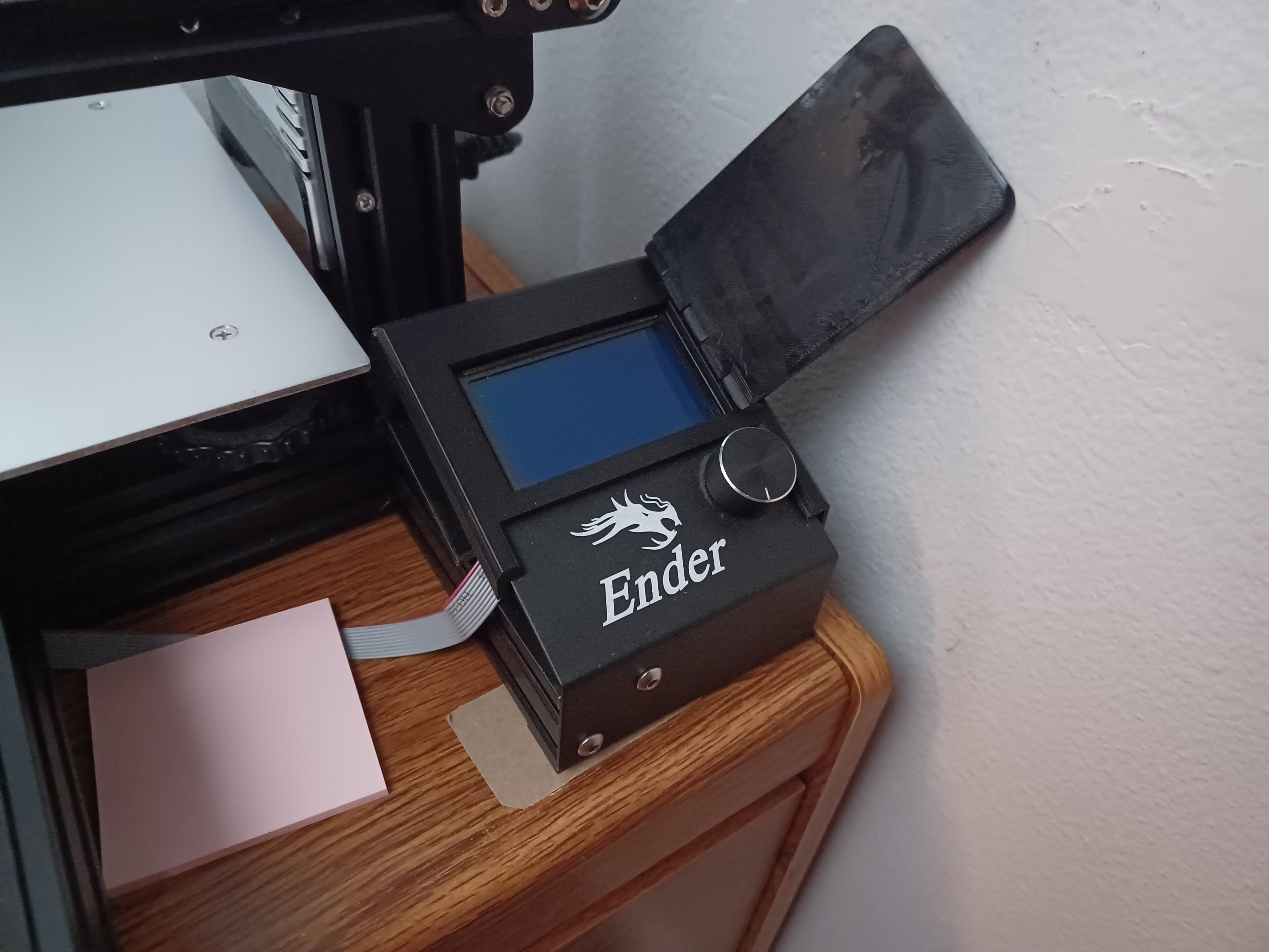 Ender 3 Screen cover and case 3d model