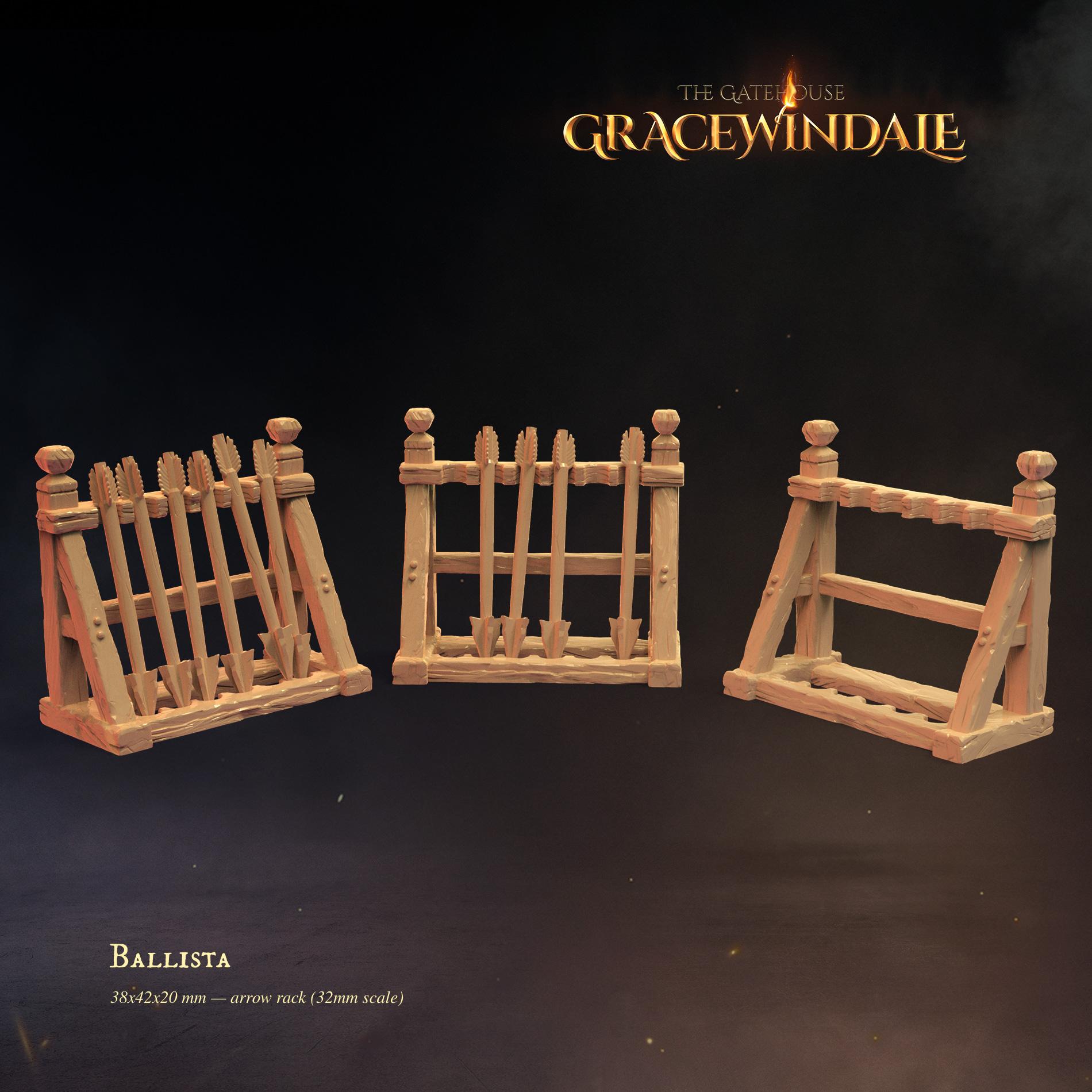 Gatehouse - Ballista 3d model