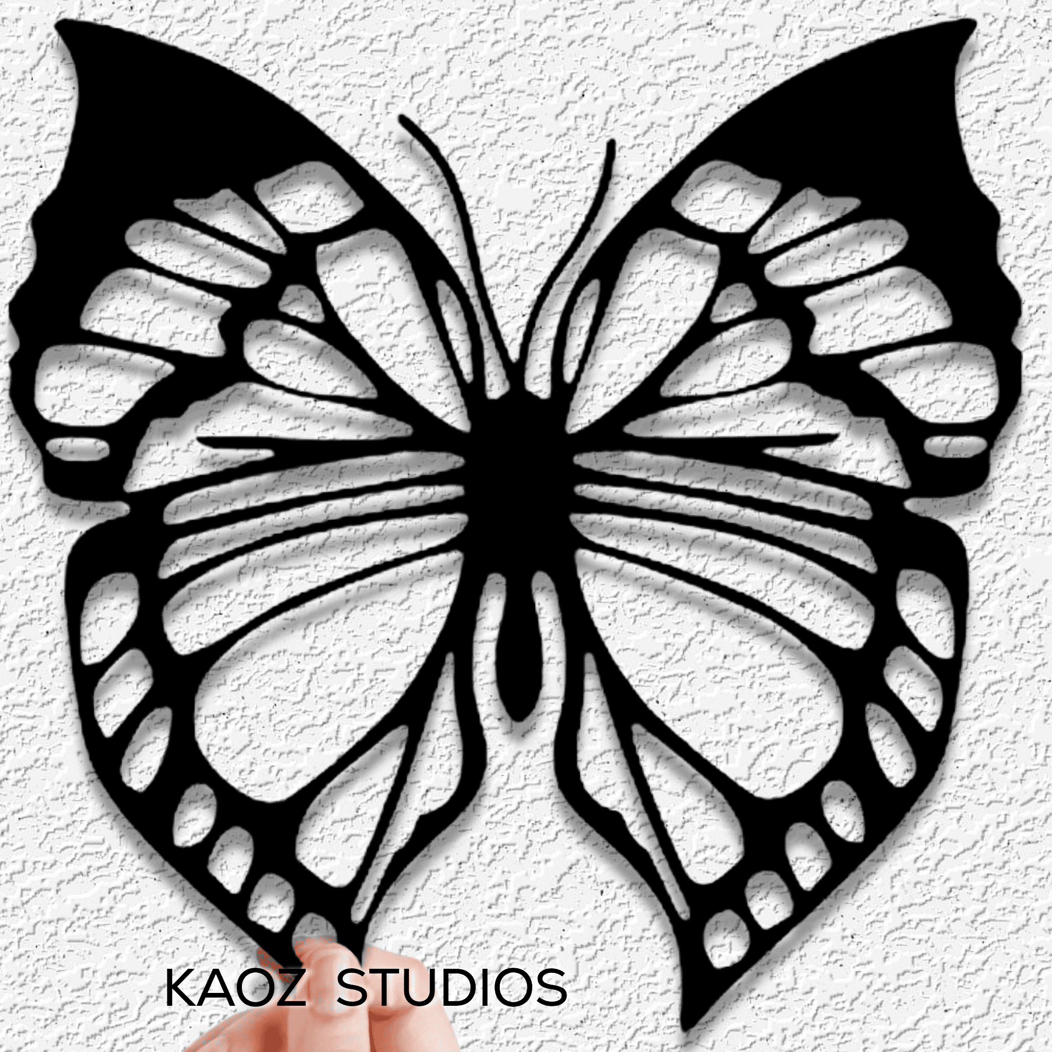 butterfly wall art moth wall decor garden insect decoration 3d model