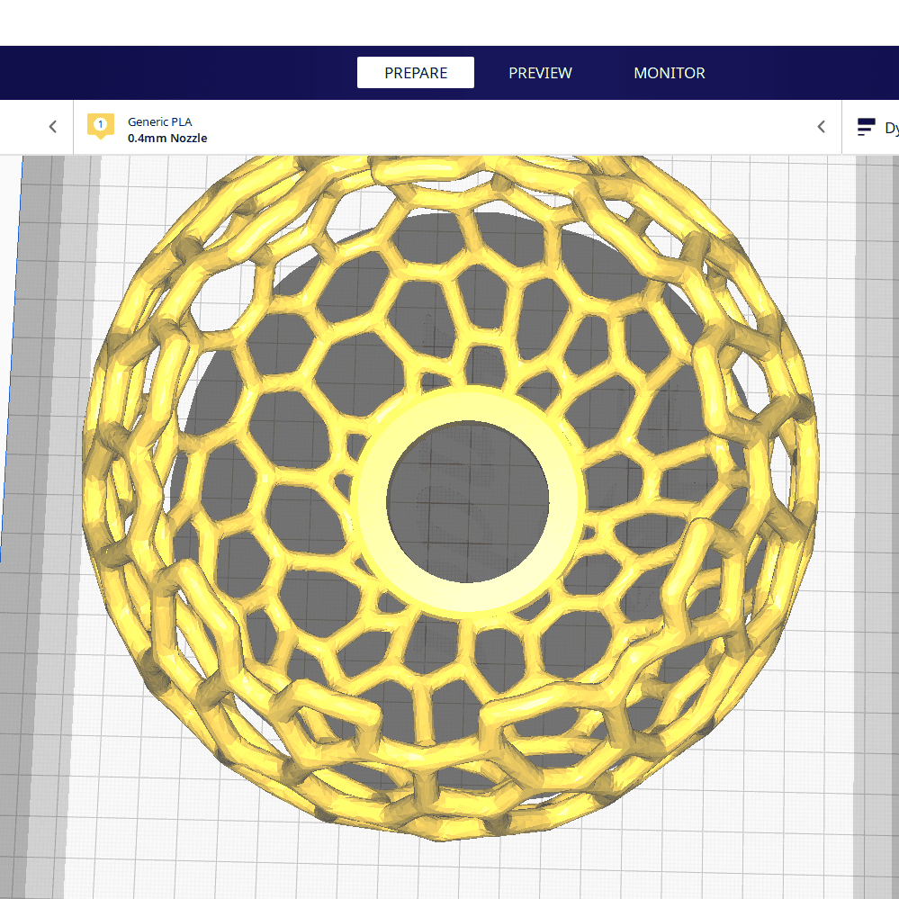 Voronoi Transformer Bulb Lamp  3d model