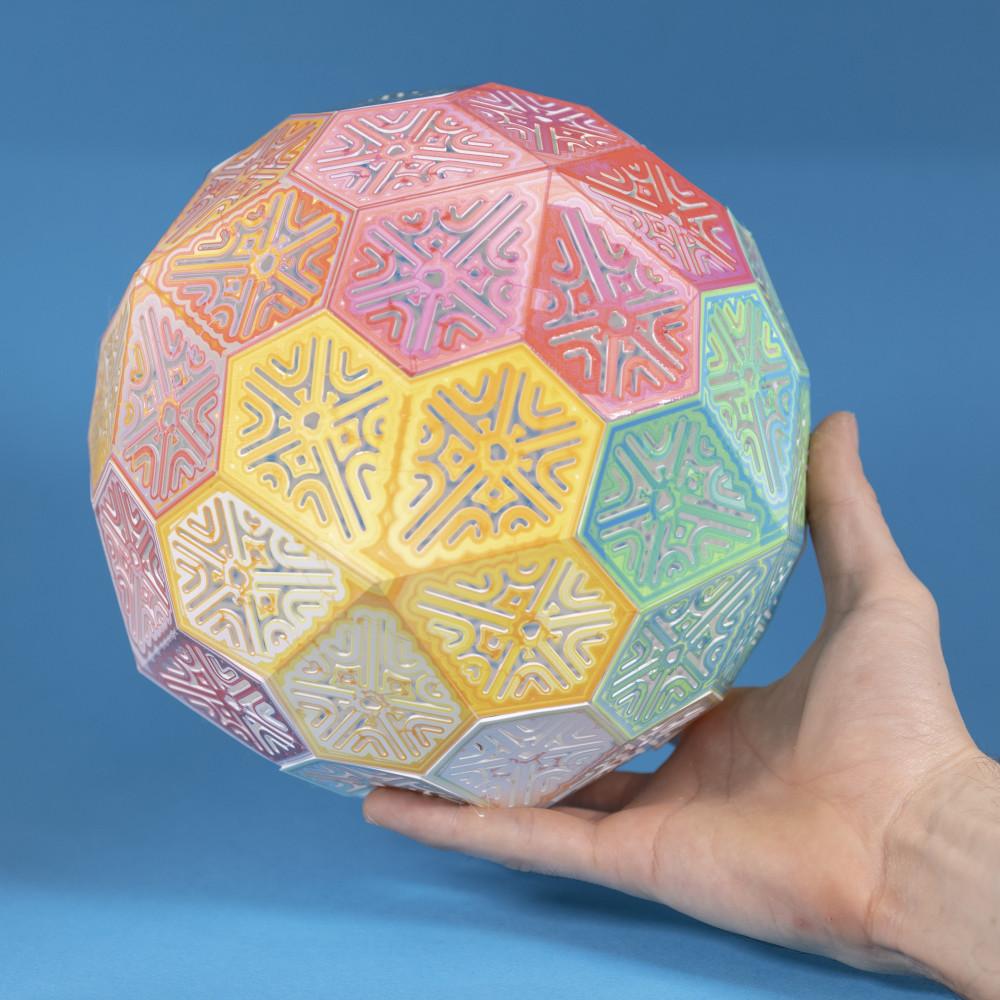 Folding Pentagonal Hexacontahedron Puzzle 3d model