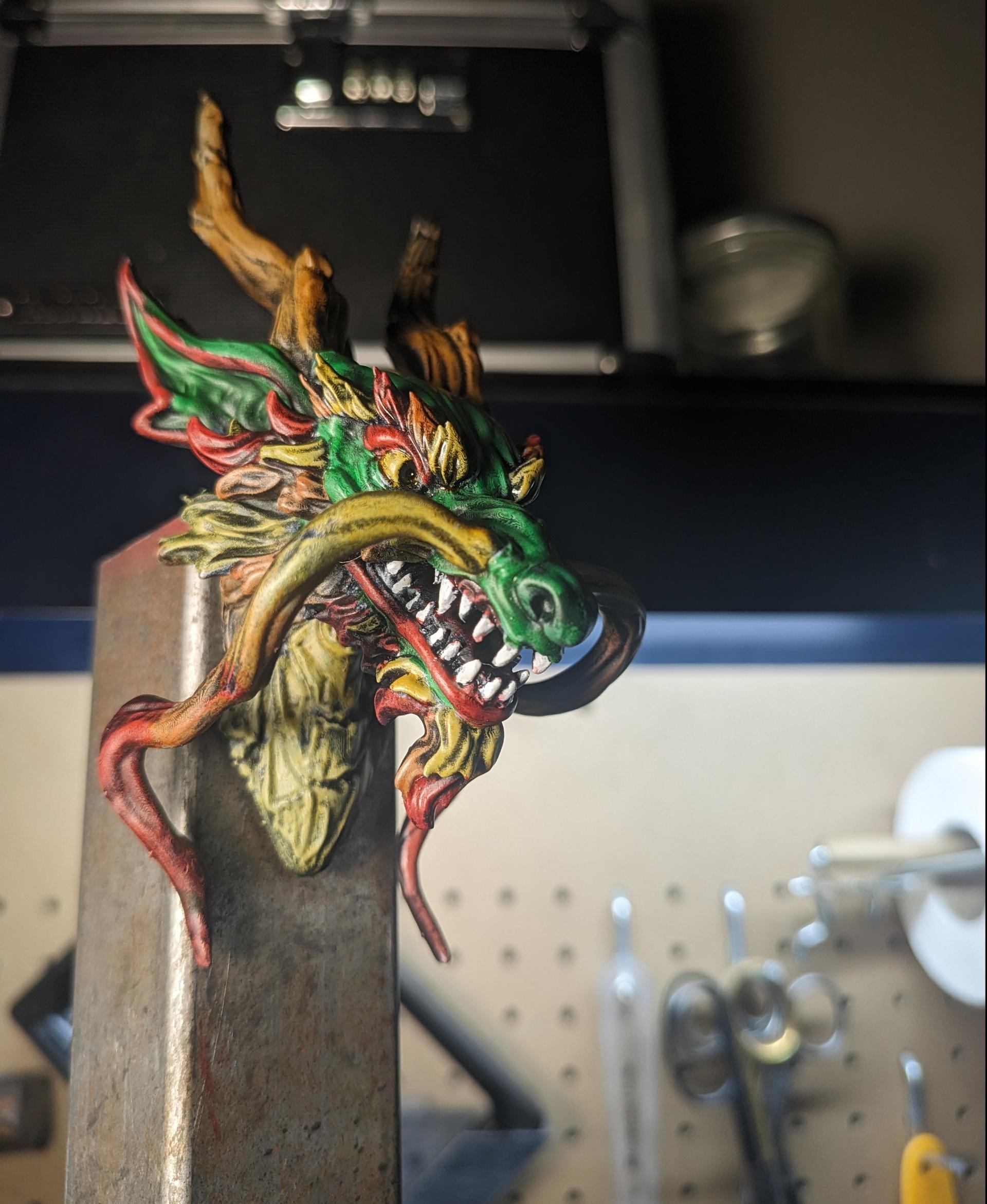 Eastern Dragon - Wall Decoration  3d model