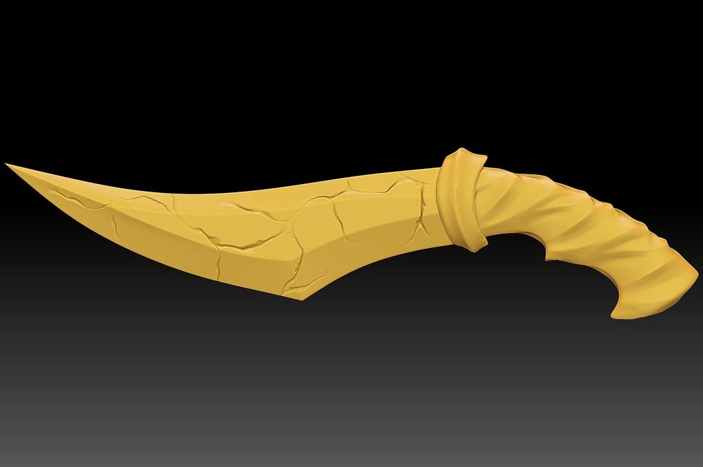 Cracked_Dagger_21122022 3d model