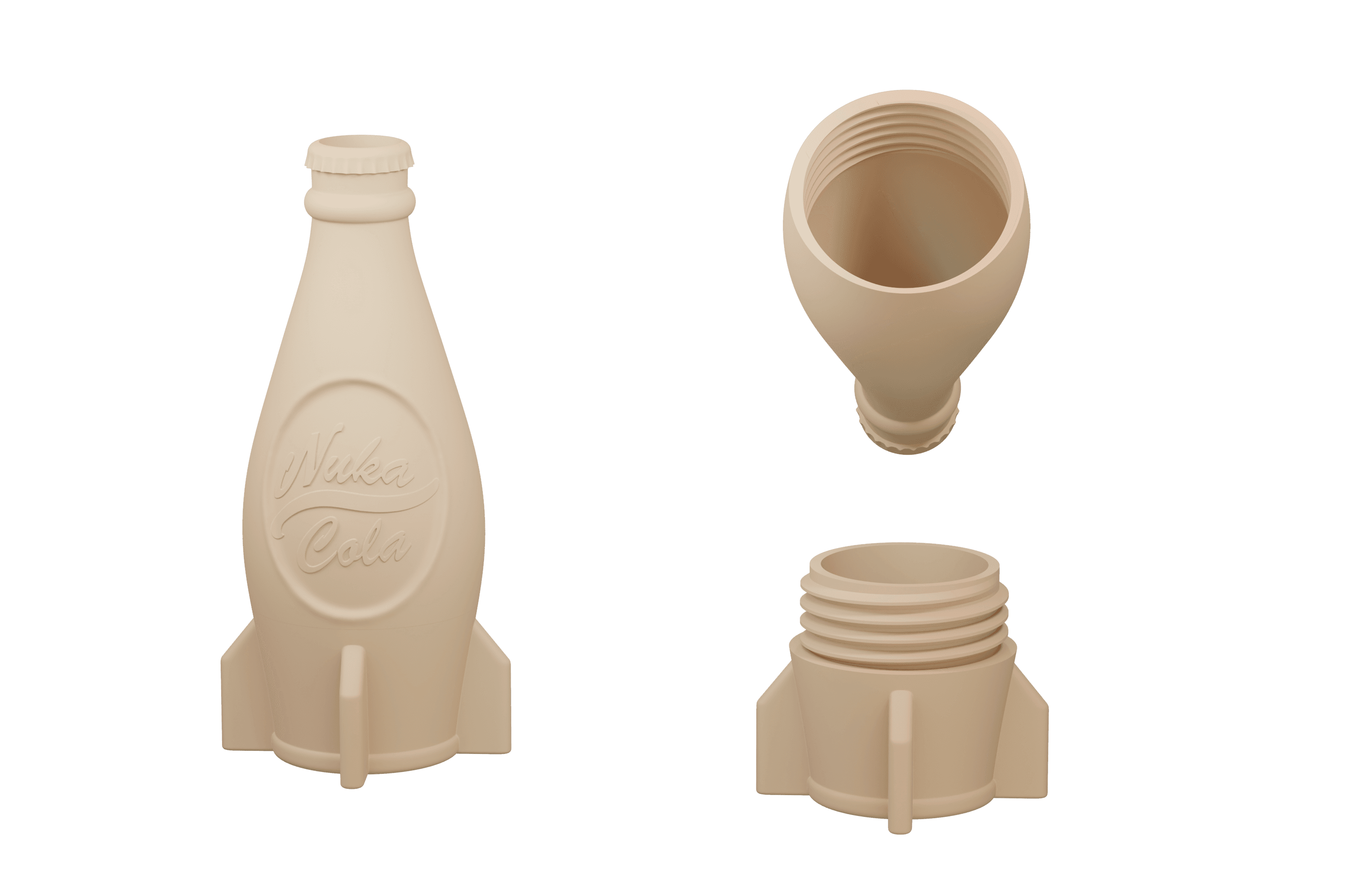 Nuka Cola Beer Holder 3d model