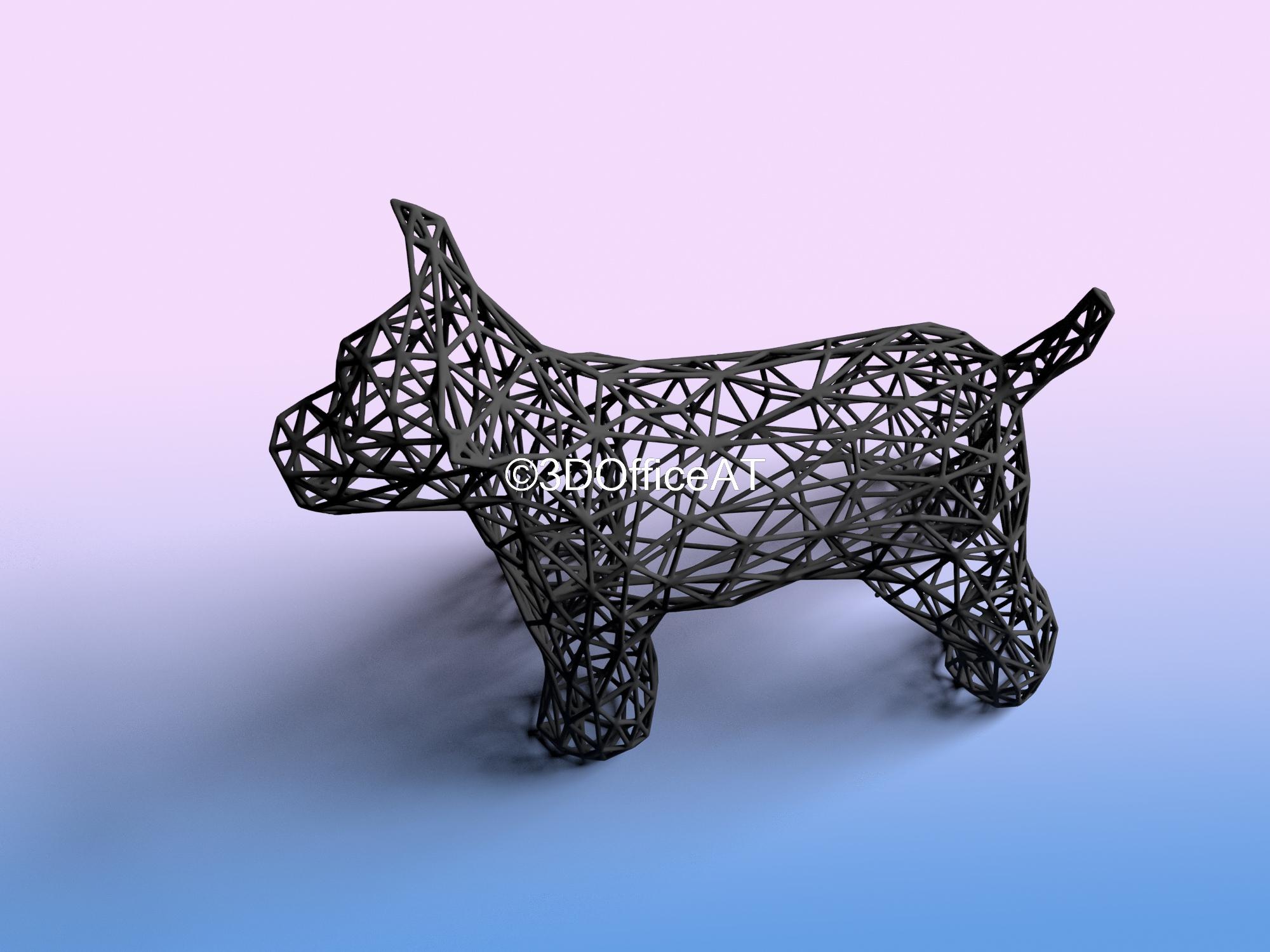 Schnauzer 🐶🏠  3d model