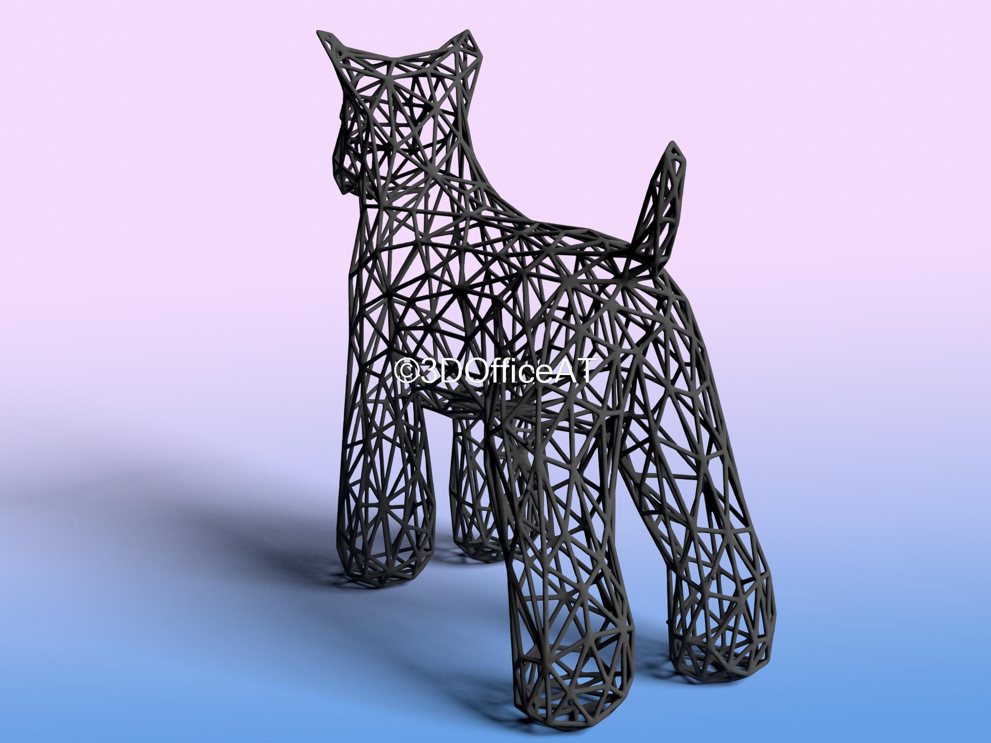 Schnauzer 🐶🏠  3d model