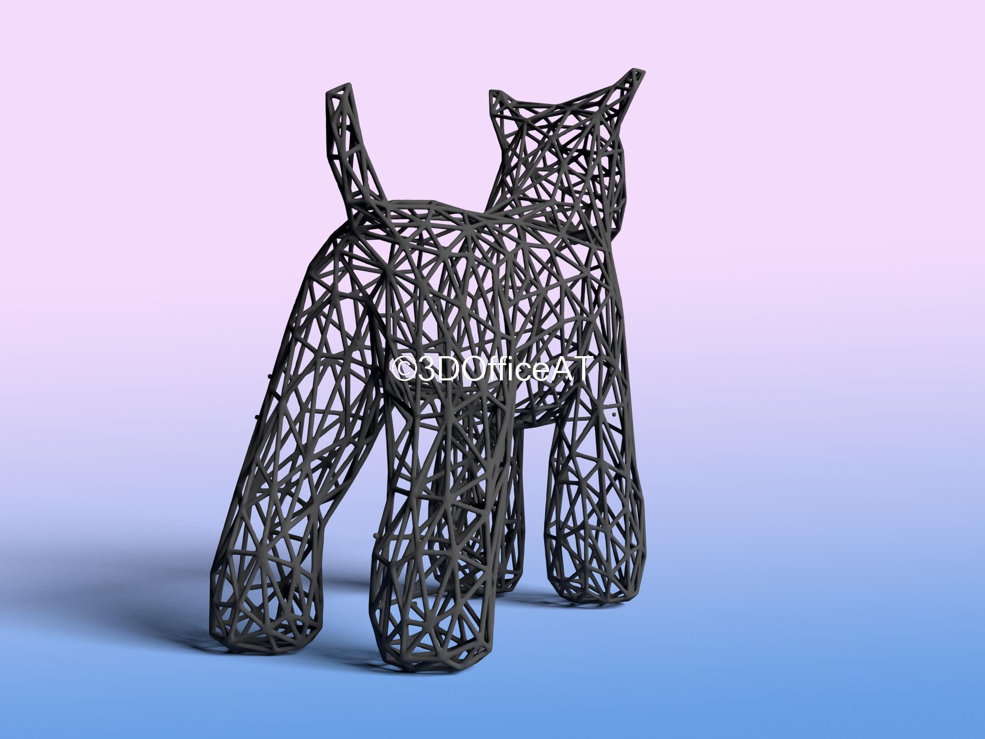 Schnauzer 🐶🏠  3d model