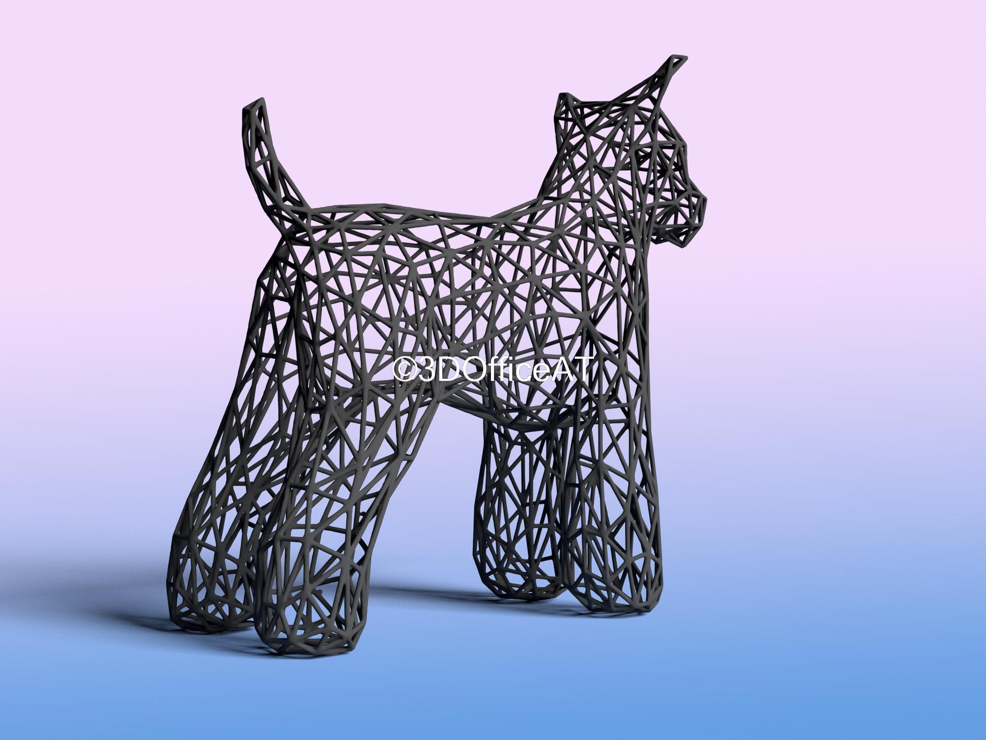 Schnauzer 🐶🏠  3d model