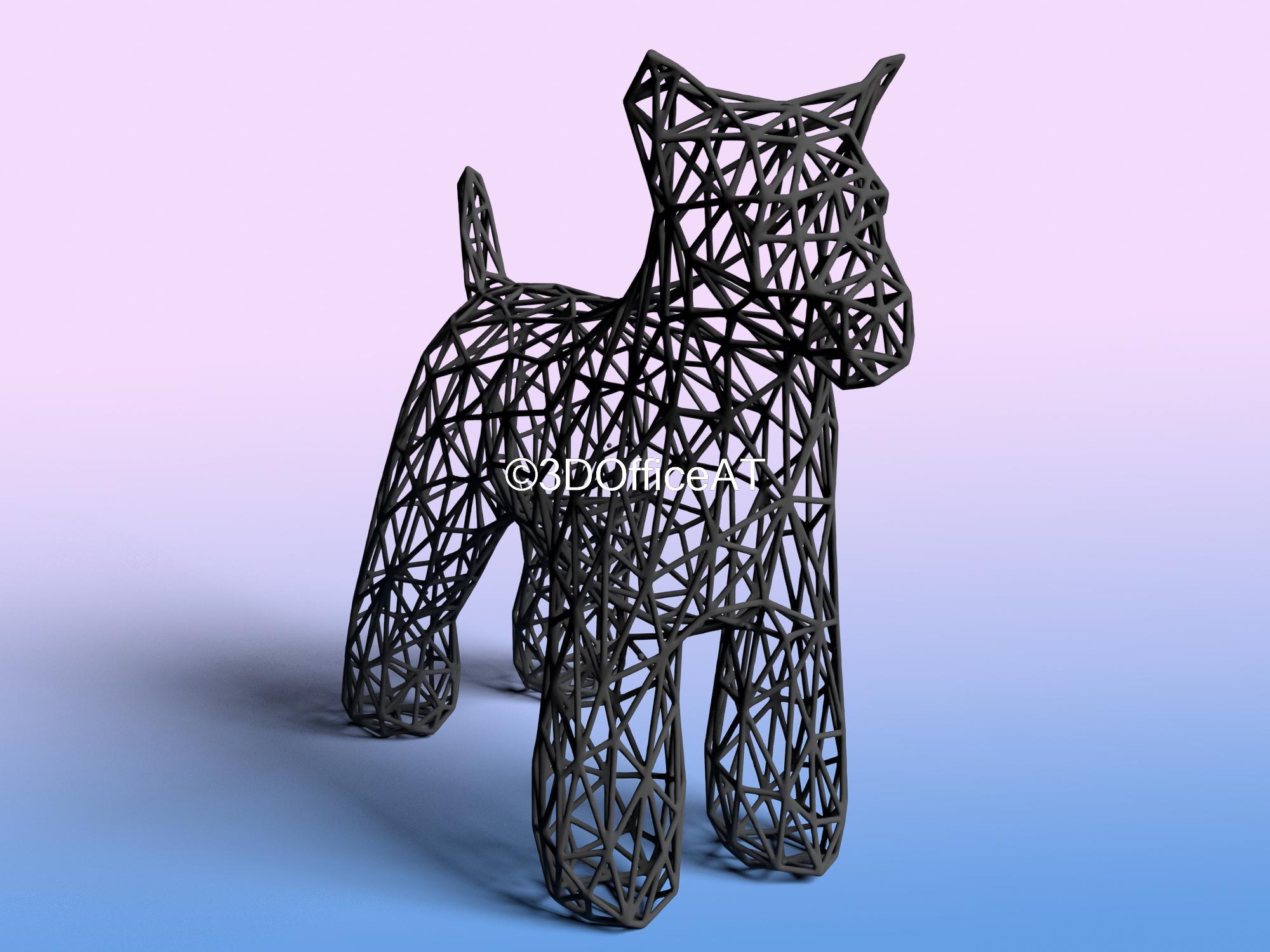 Schnauzer 🐶🏠  3d model