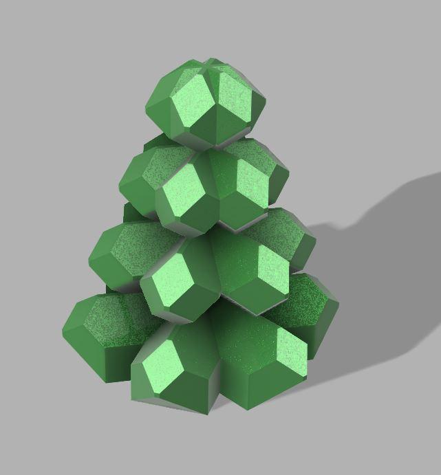 Crystal Tree - 6 Sided Version 3d model