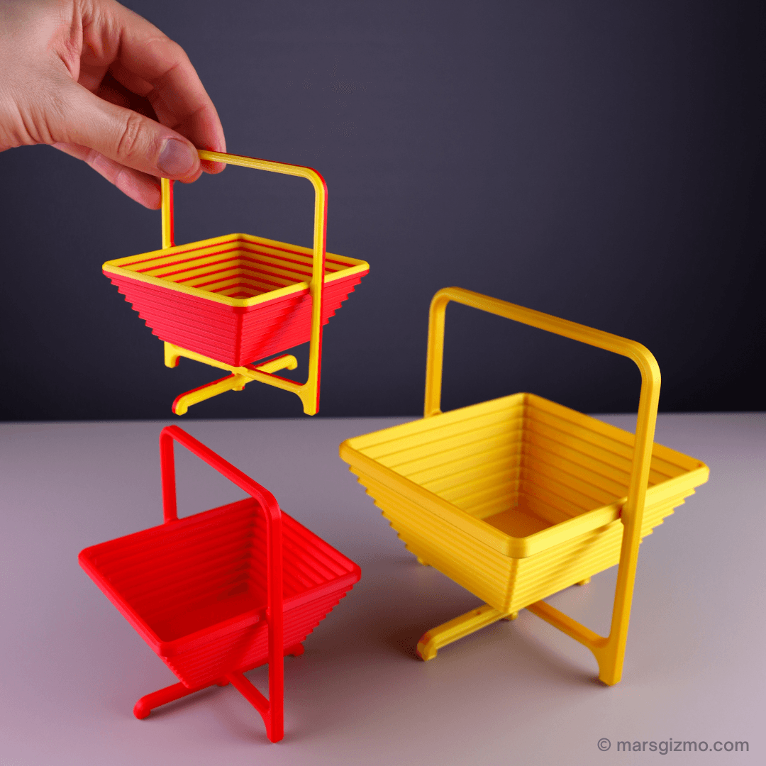 Collapsible Basket  - Check it in my video:
https://youtu.be/VeeCvpzoCOA

My website: https://www.marsgizmo.com - 3d model