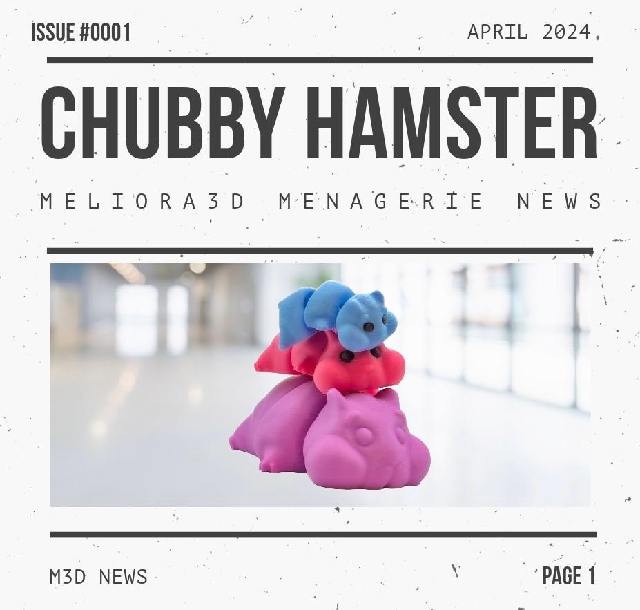 M3D - Chubby Hamster 3d model