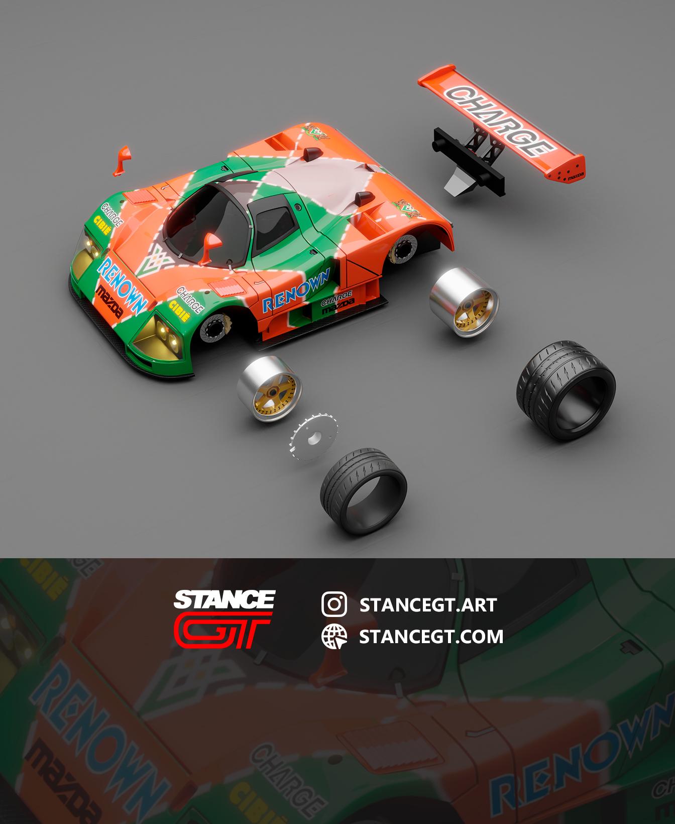 Mazda 787B | ORIGINALS | Model kit car 3d model