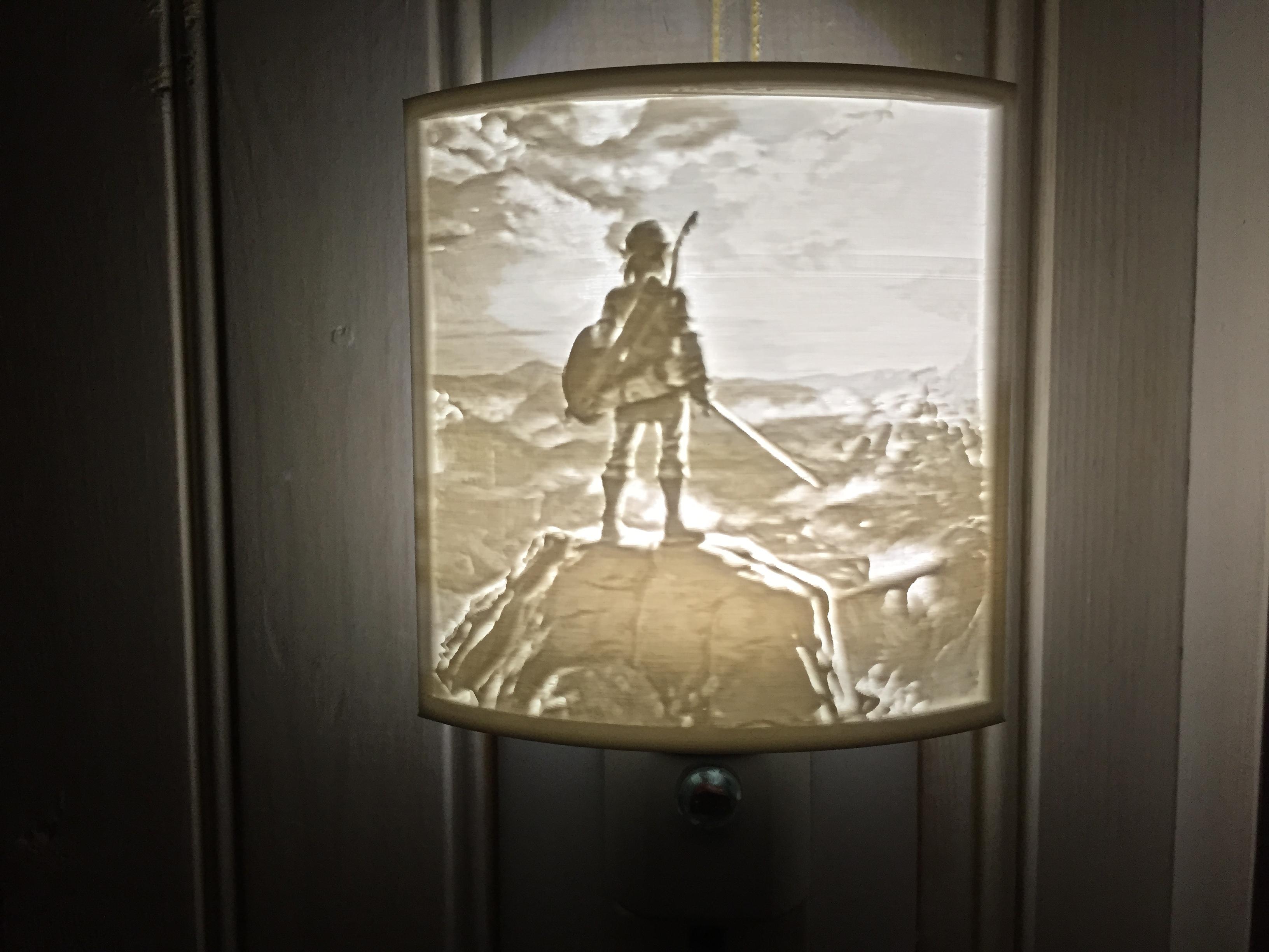 Customizable Night light Lithophane 3d model