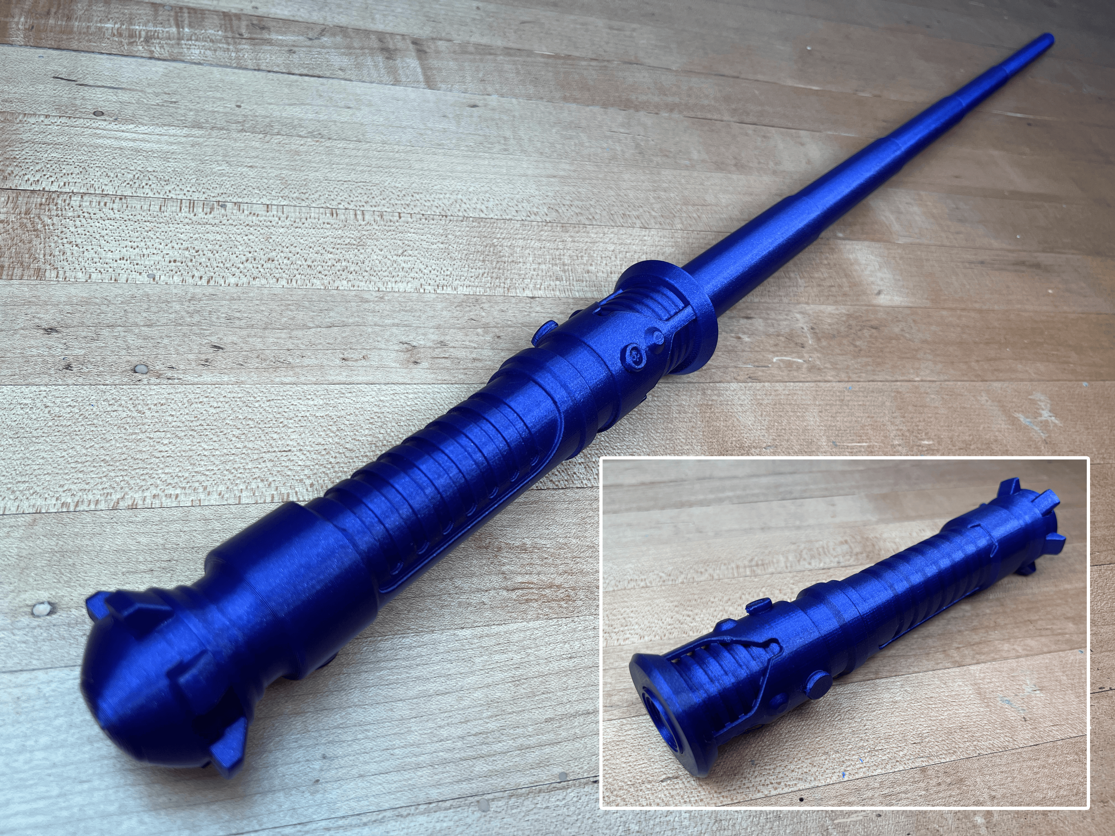 Obi-Wan’s Print-in-Place Collapsible Lightsaber 3d model