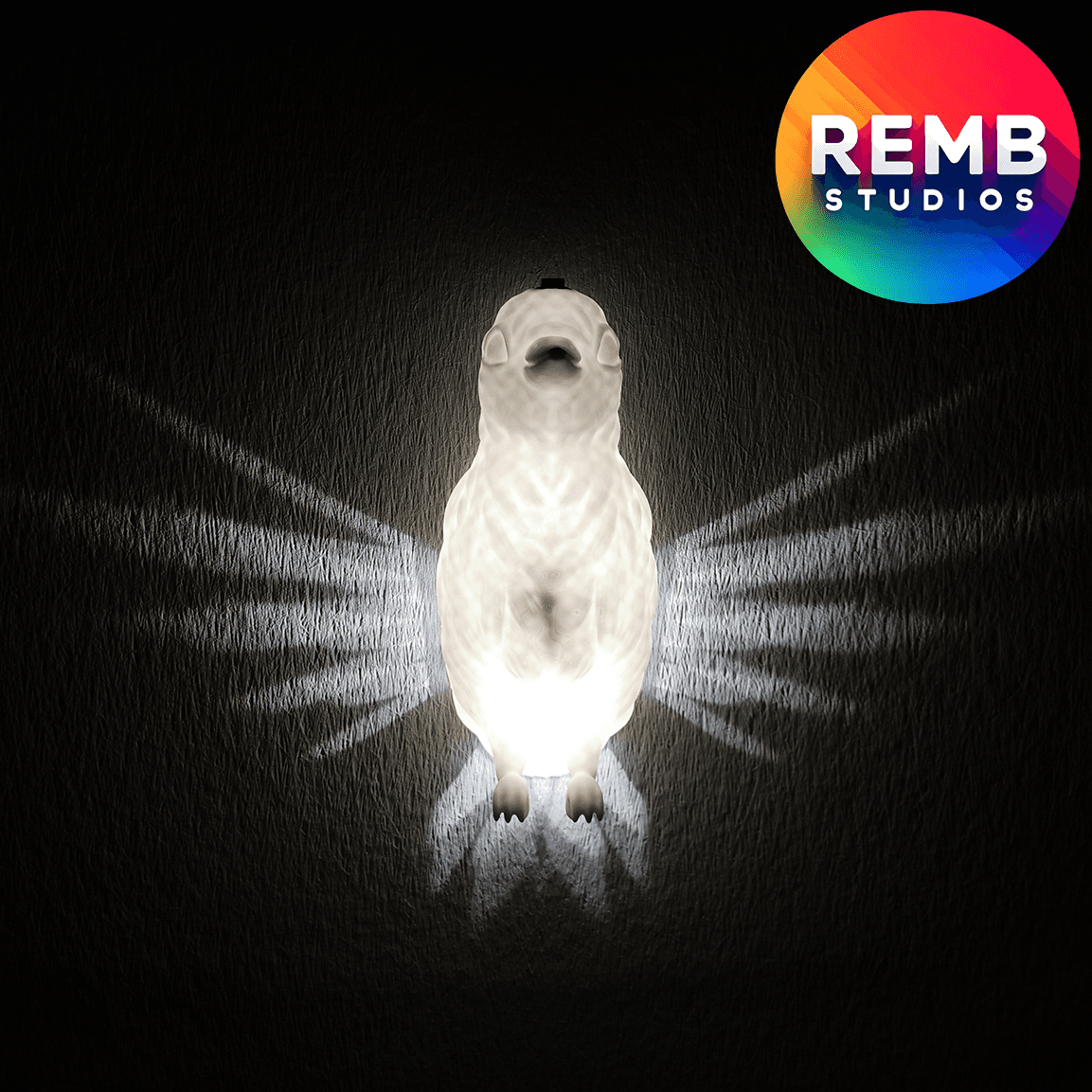 Hummingbird Lamp no Support 3d model