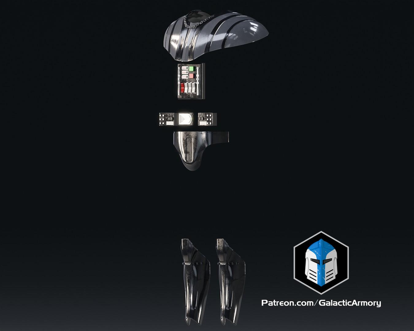 Revenge of the Sith Darth Vader Armor - 3D Print Files 3d model