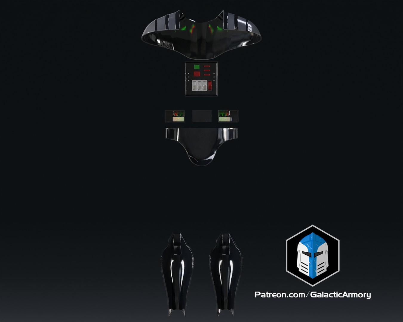 Revenge of the Sith Darth Vader Armor - 3D Print Files 3d model