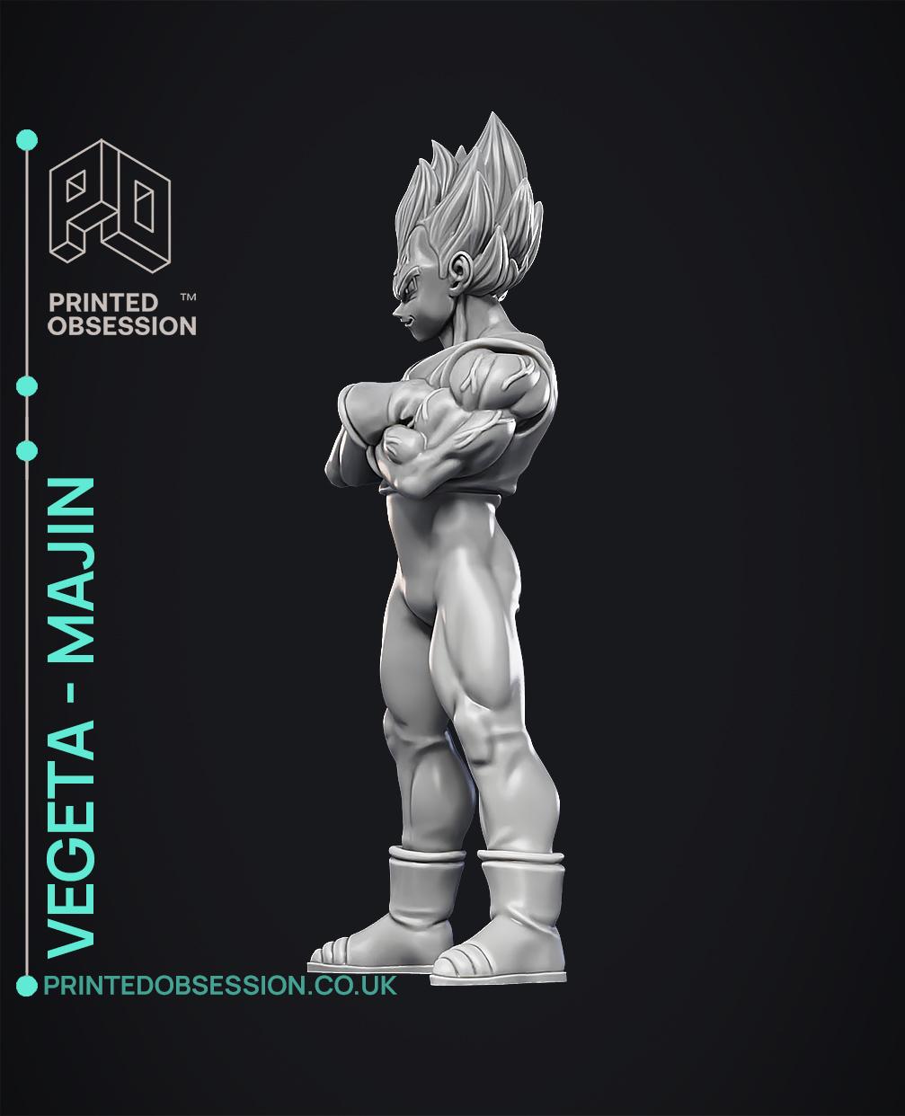 Vegeta - Majin - Dragon Ball Z - Fan Art 3d model