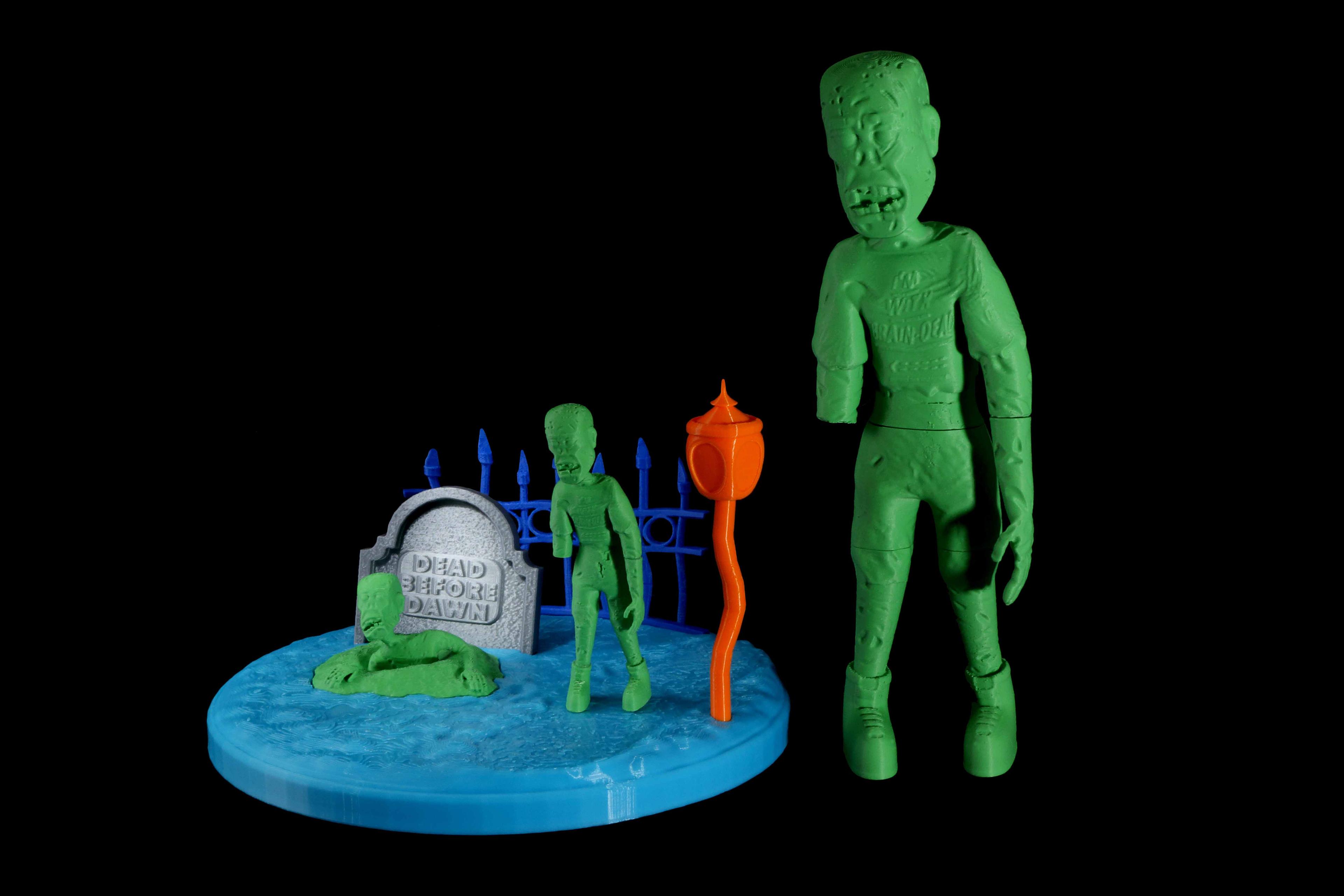 A Walk in the Graveyard Diorama 3d model