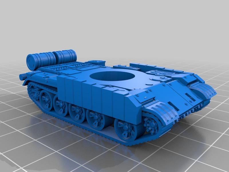 Iraqi T55 Enigma 1/00 and 1/200 scale 3d model