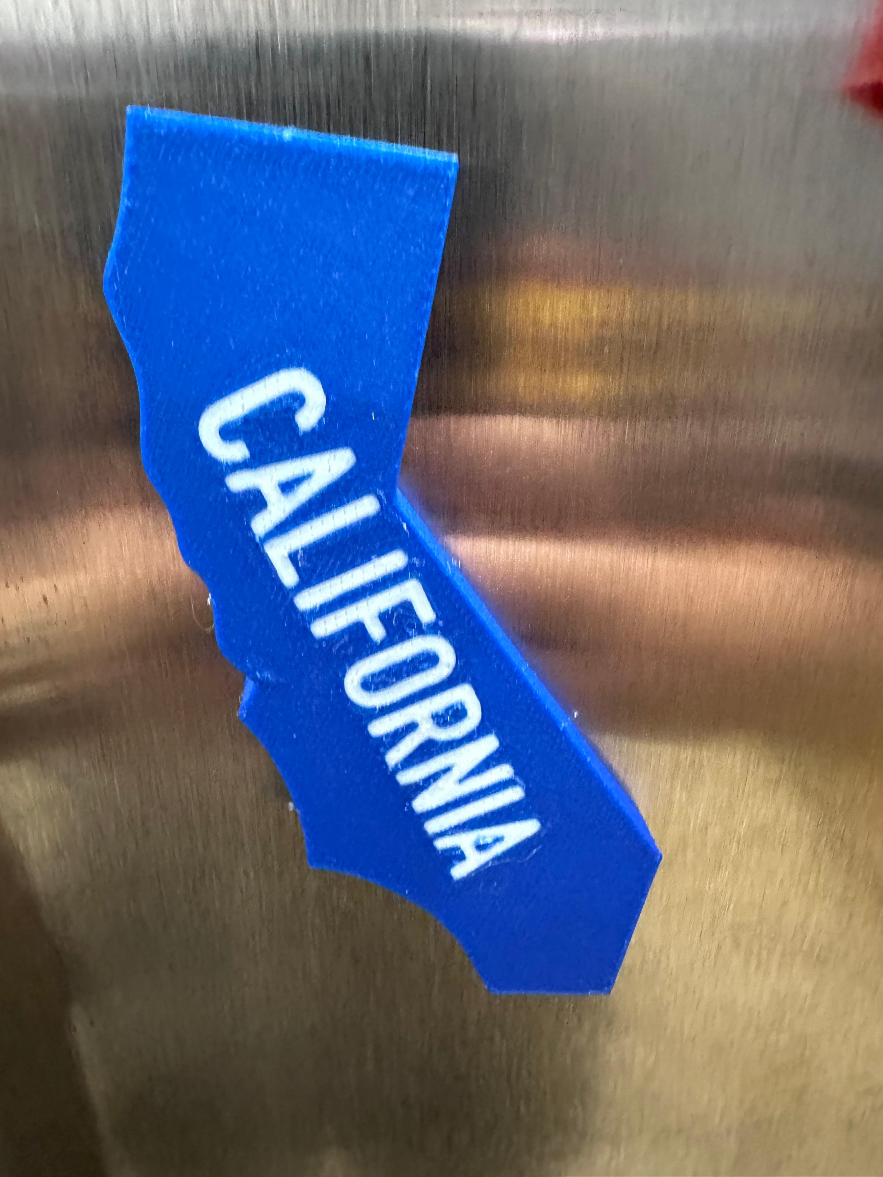 Merica Fridge Magnets - MMU version - CALIFORNIA 3d model