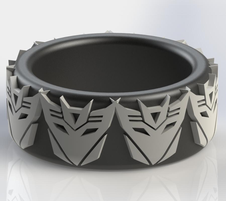 Decepticons ring 3d model