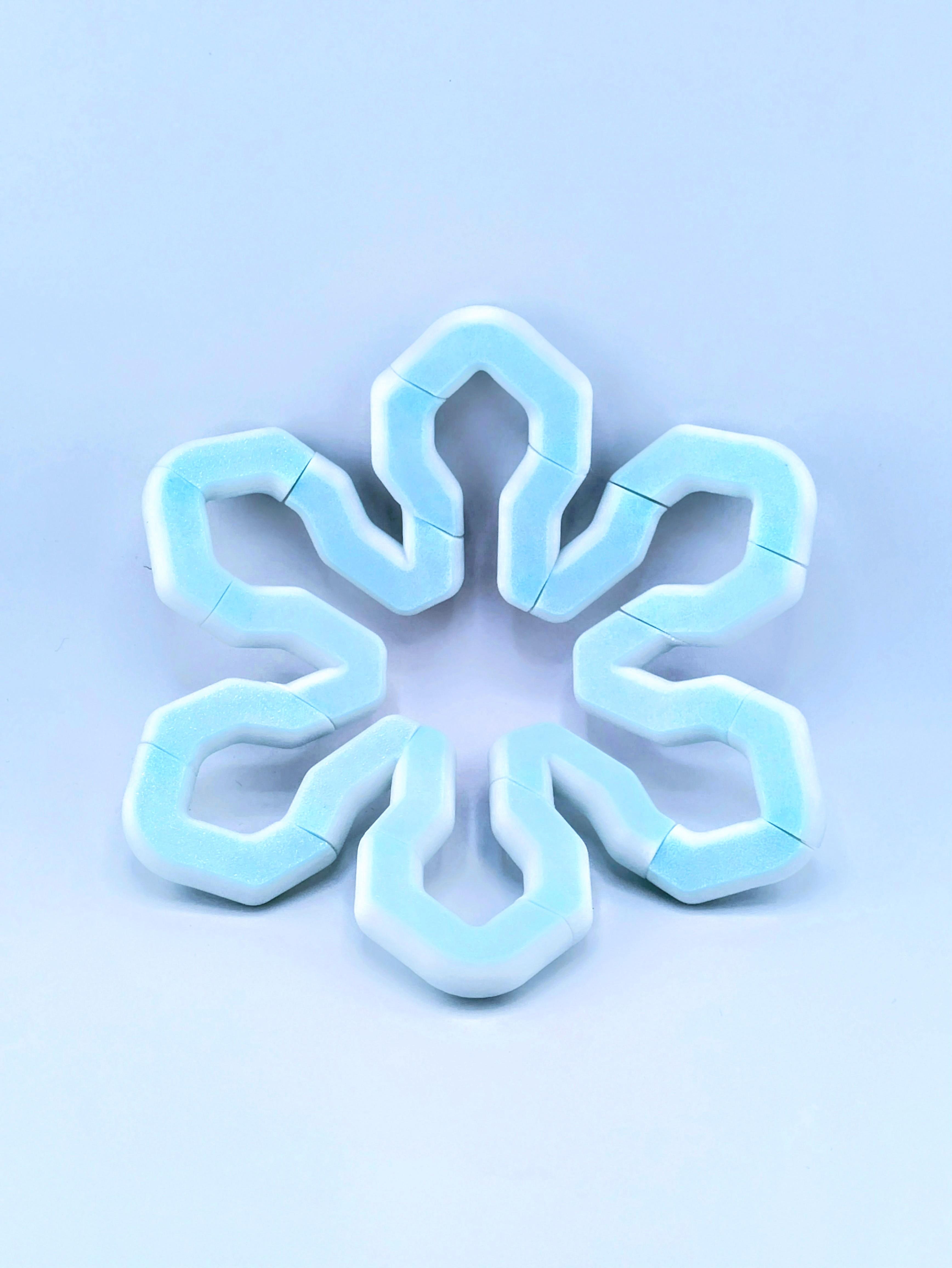 Twisting Snowflake 3d model