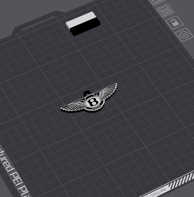 Keychain: Bentley III 3d model