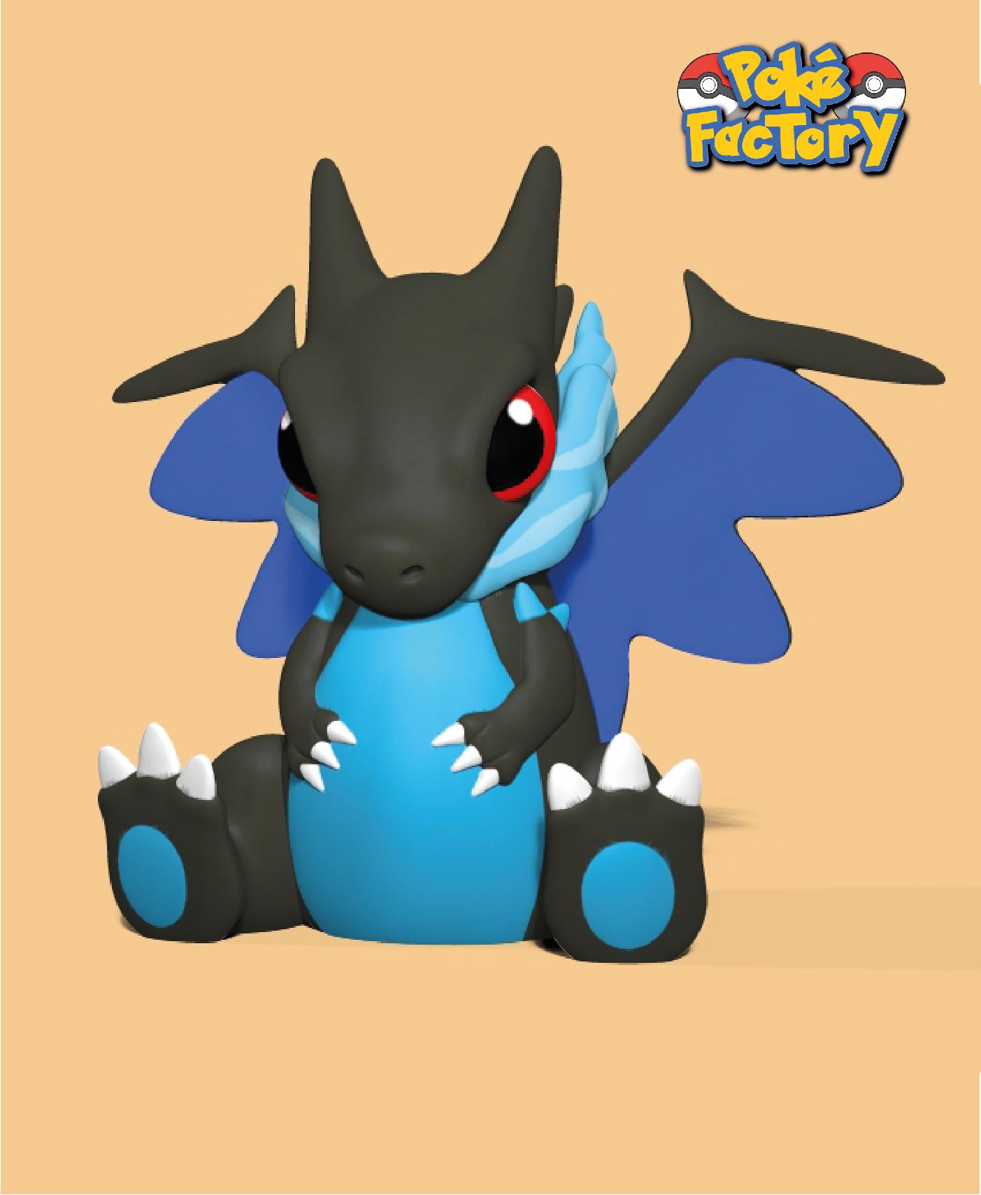 CHARIZARD X CHIBI 3d model