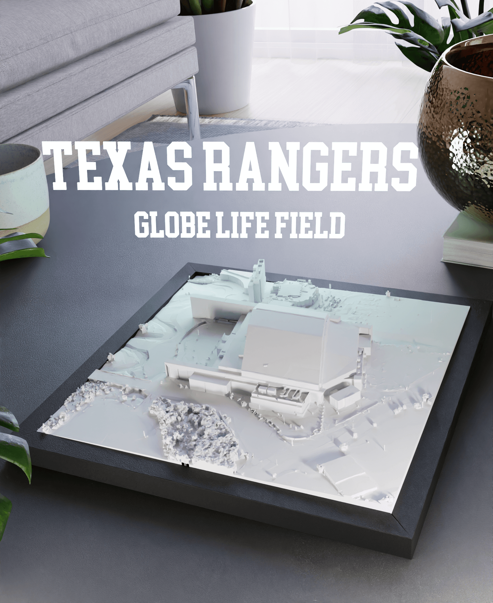 Texas Rangers - Globe Life Field 3d model