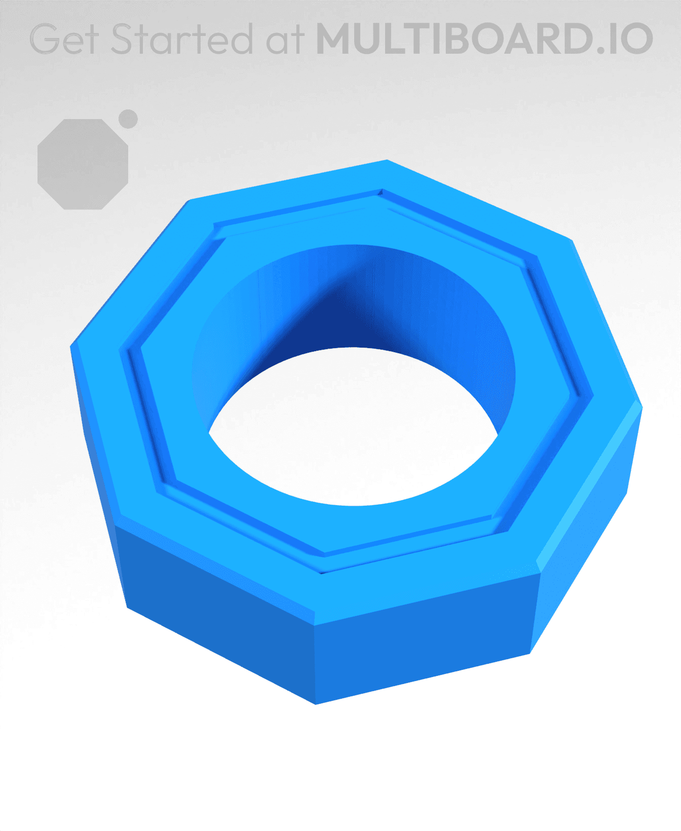 8 mm Medium Washer 3d model