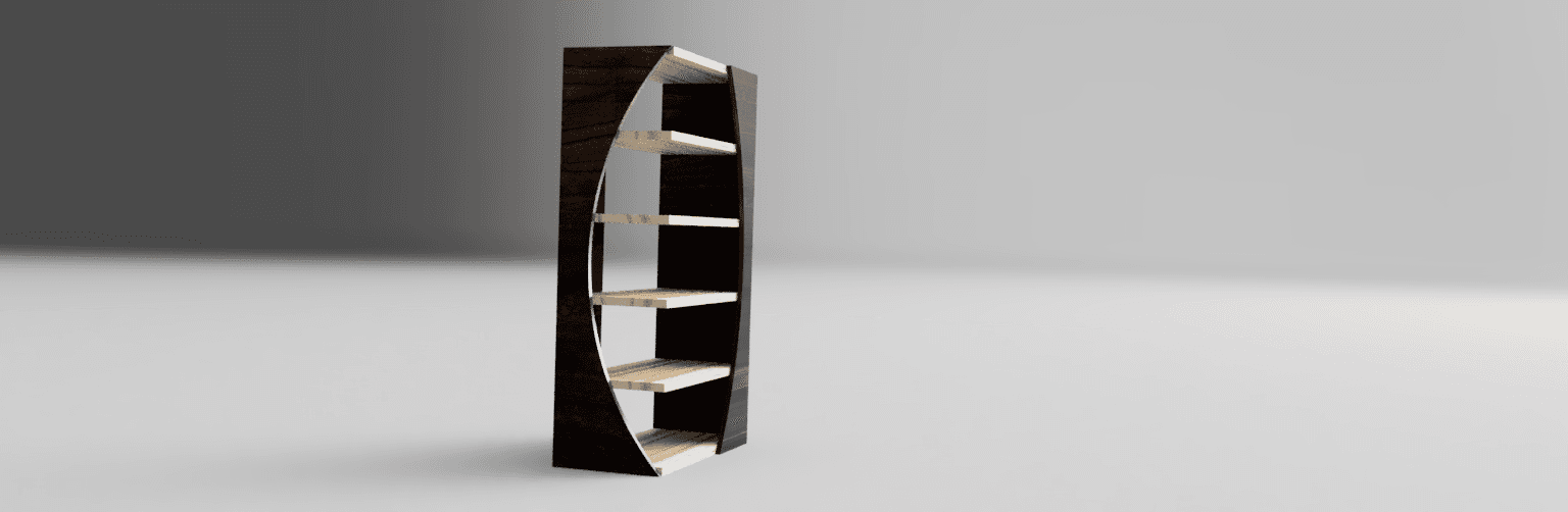 MODERN BOOKCASE v2.stl 3d model