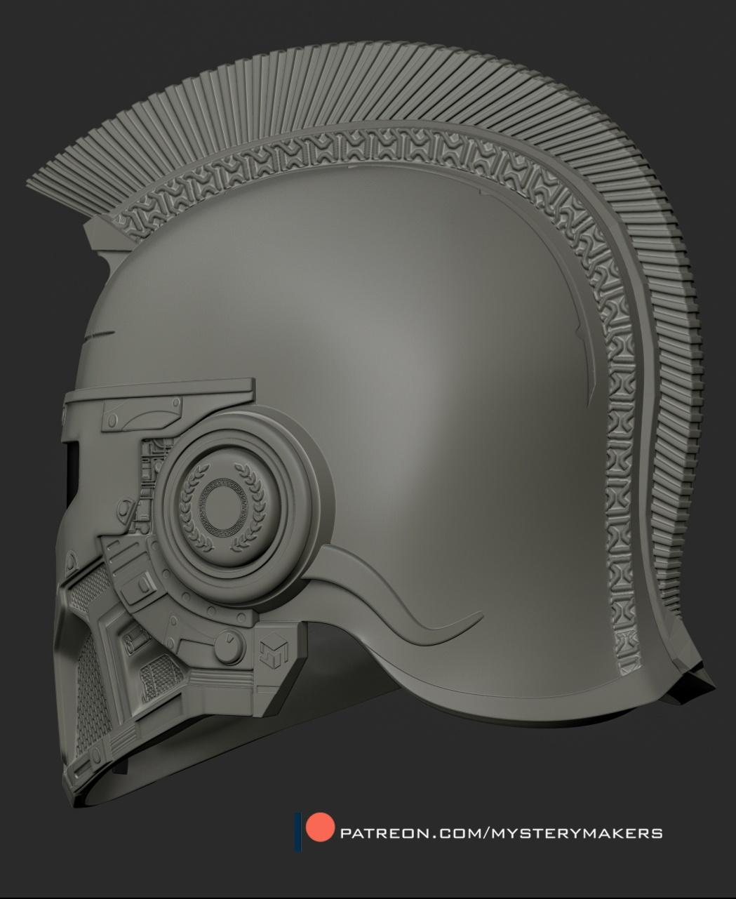 Roman infantry helmet 3d model