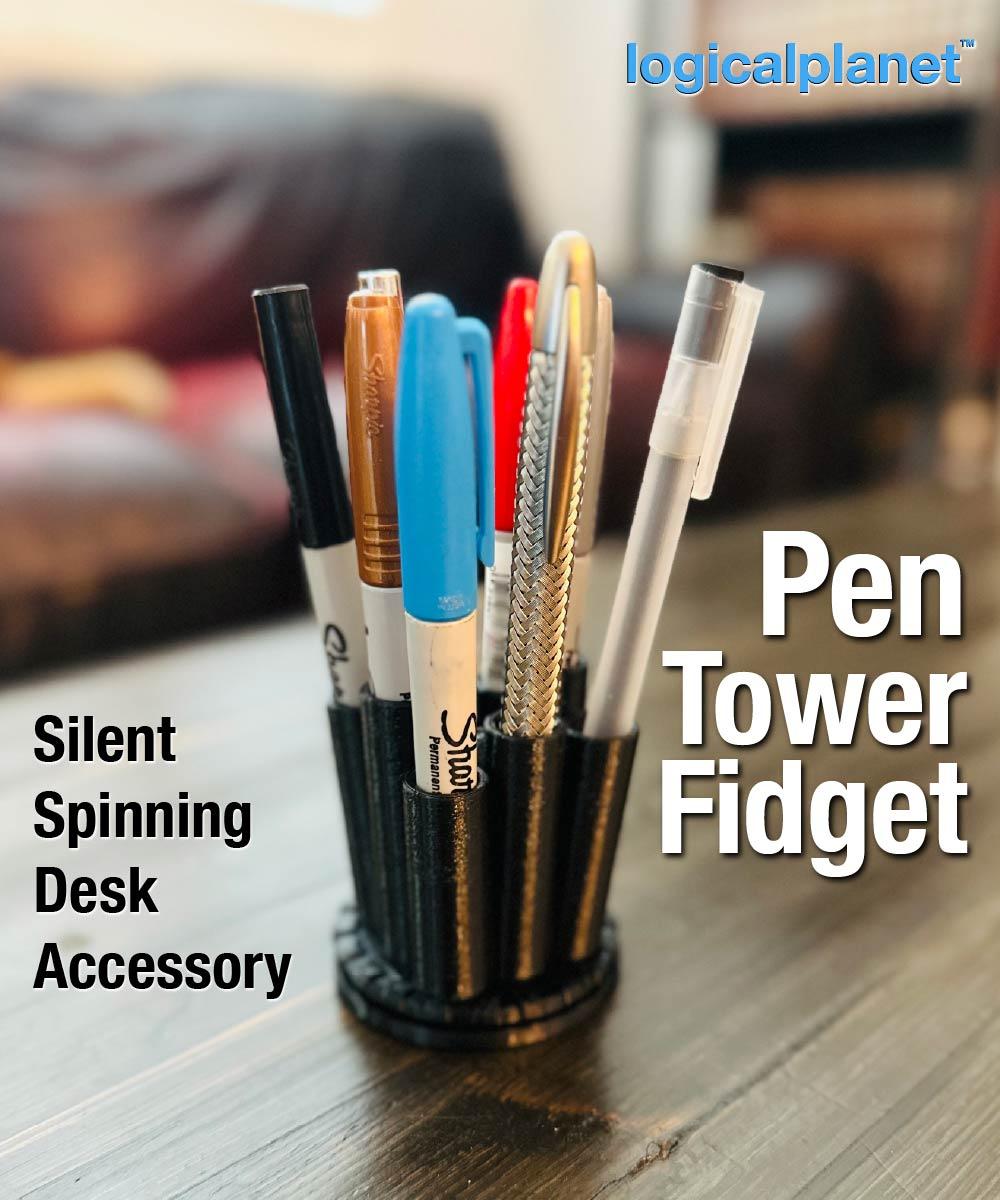 Pen Tower (Holder) Desk Fidget 3d model