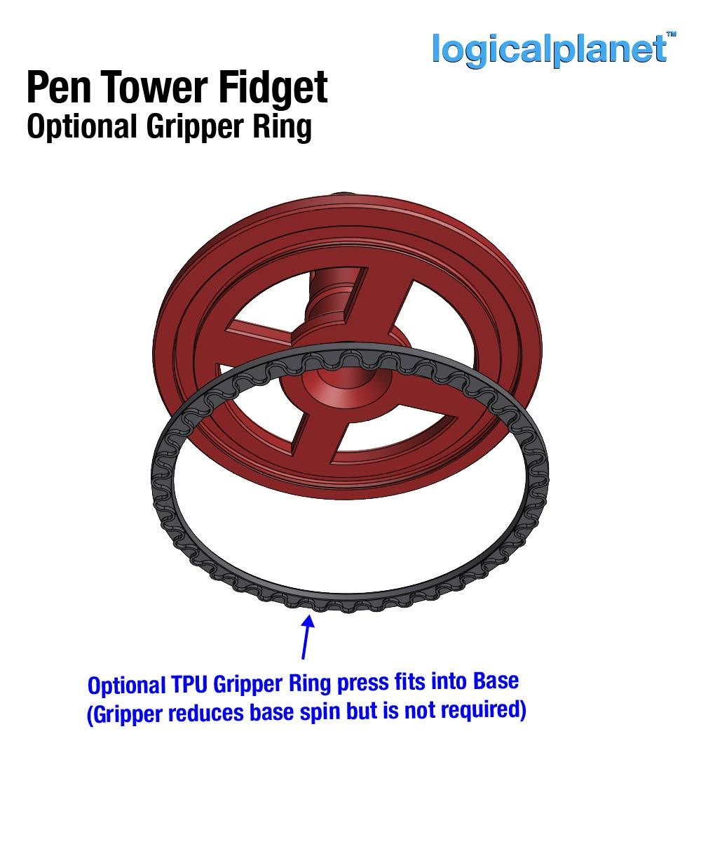 Pen Tower (Holder) Desk Fidget 3d model