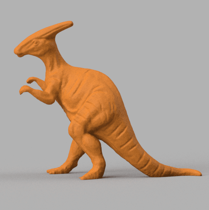 dinosaur crete 3d model