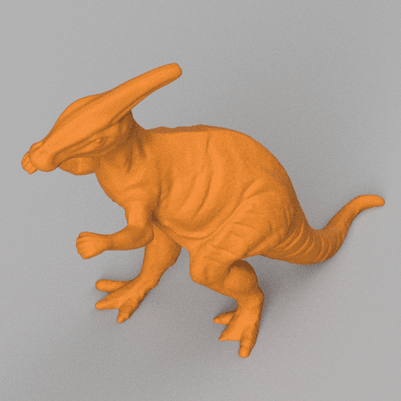 dinosaur crete 3d model