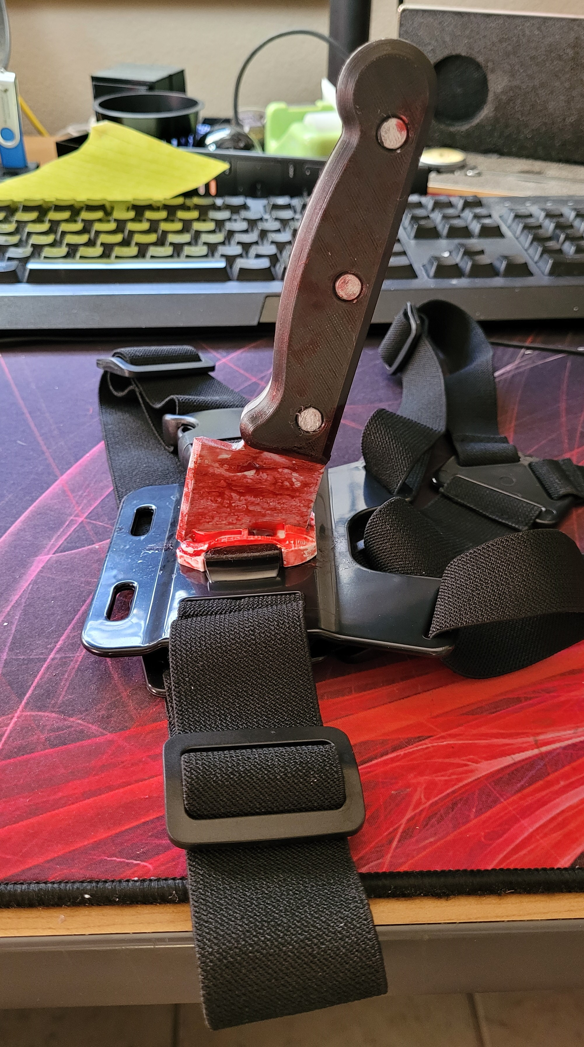 knife gopro mount.stl 3d model