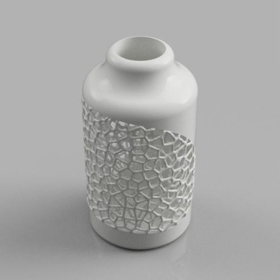 voronoi vase 2 3d model