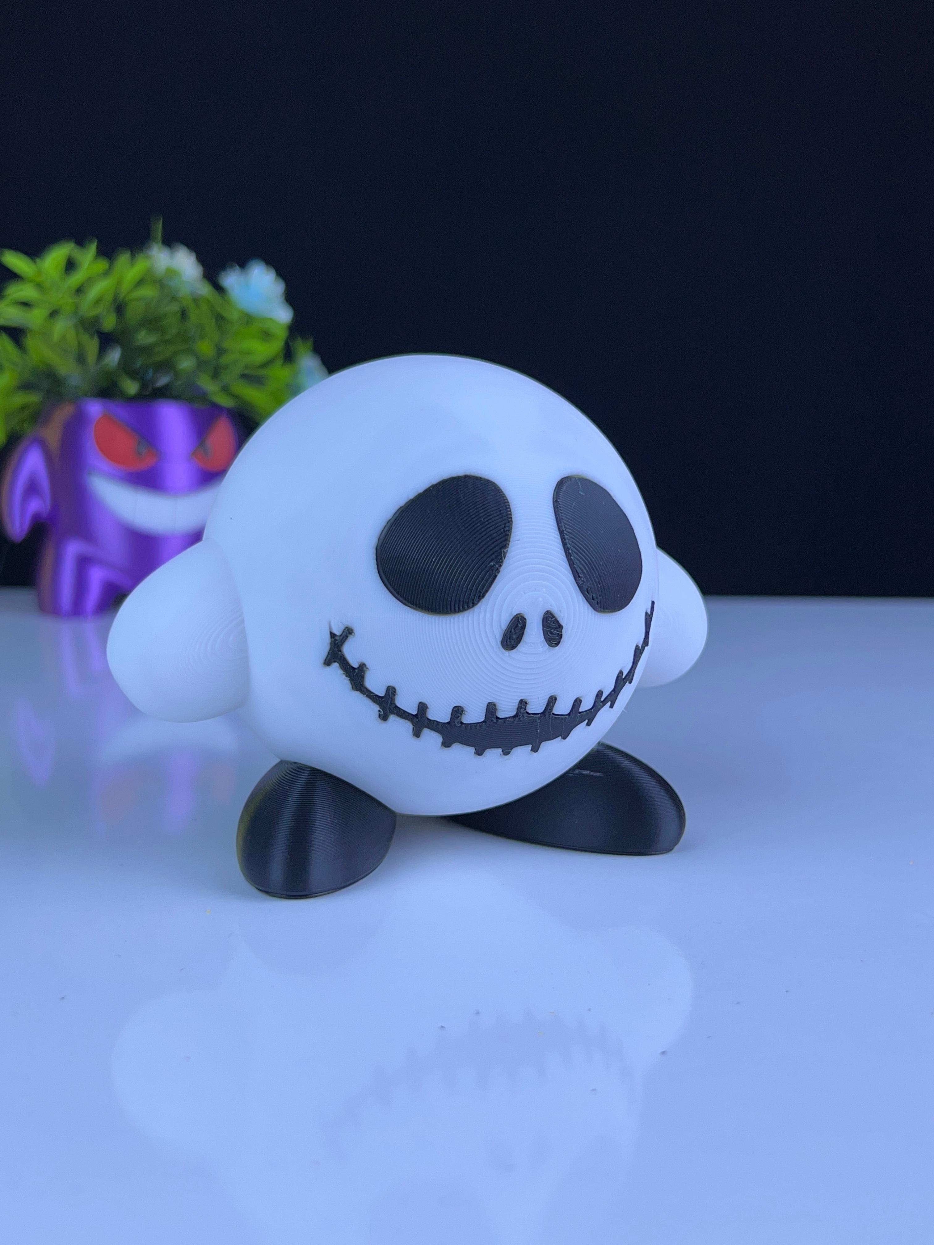 Skellington Kirby - Multipart 3d model